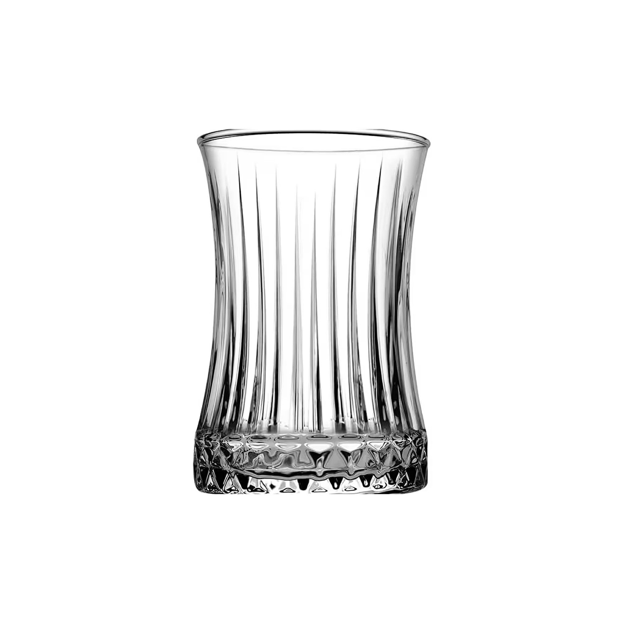 Pasabahce Gläser-Set 6er-Set Teegläser mit Unterteller 170 ml - dezente & luxuriöse Optik, 12-tlg.