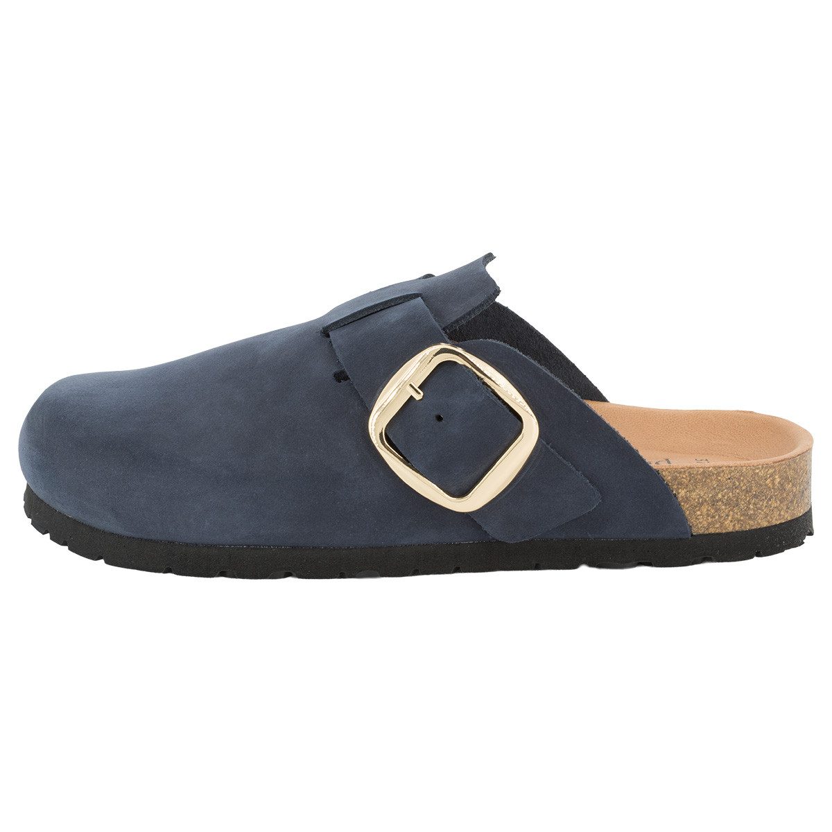 piece of mind. Comfort Clog (1-tlg) Clogs - Ergonomisches Fußbett, pflanzlich gegerbtes Nubuk Leder