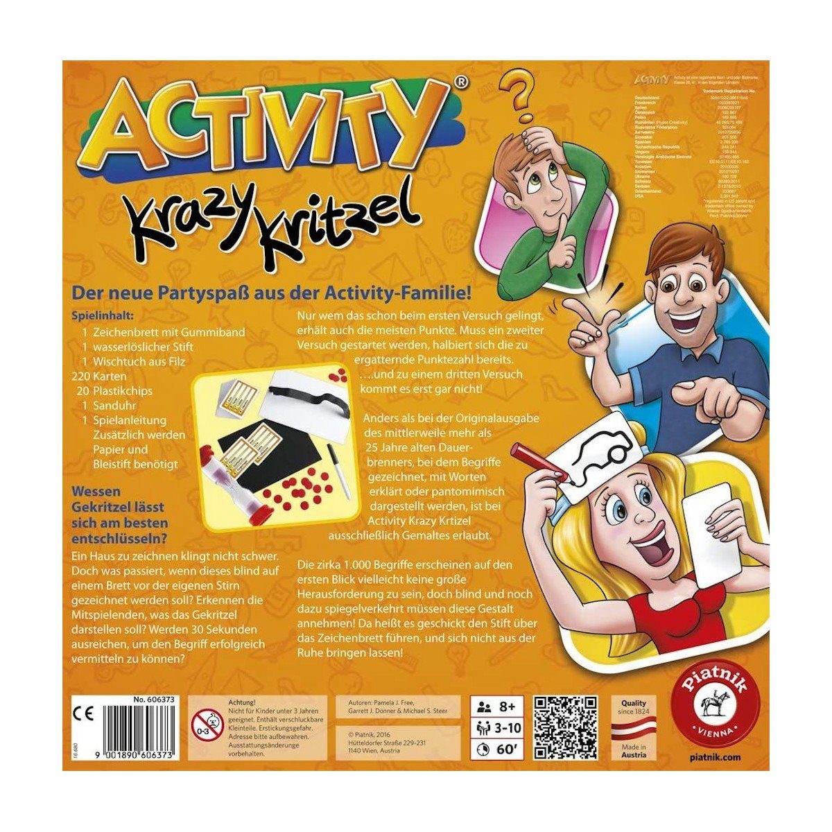Piatnik Spiel Activity - Krazy Kritzel, Brettspiel