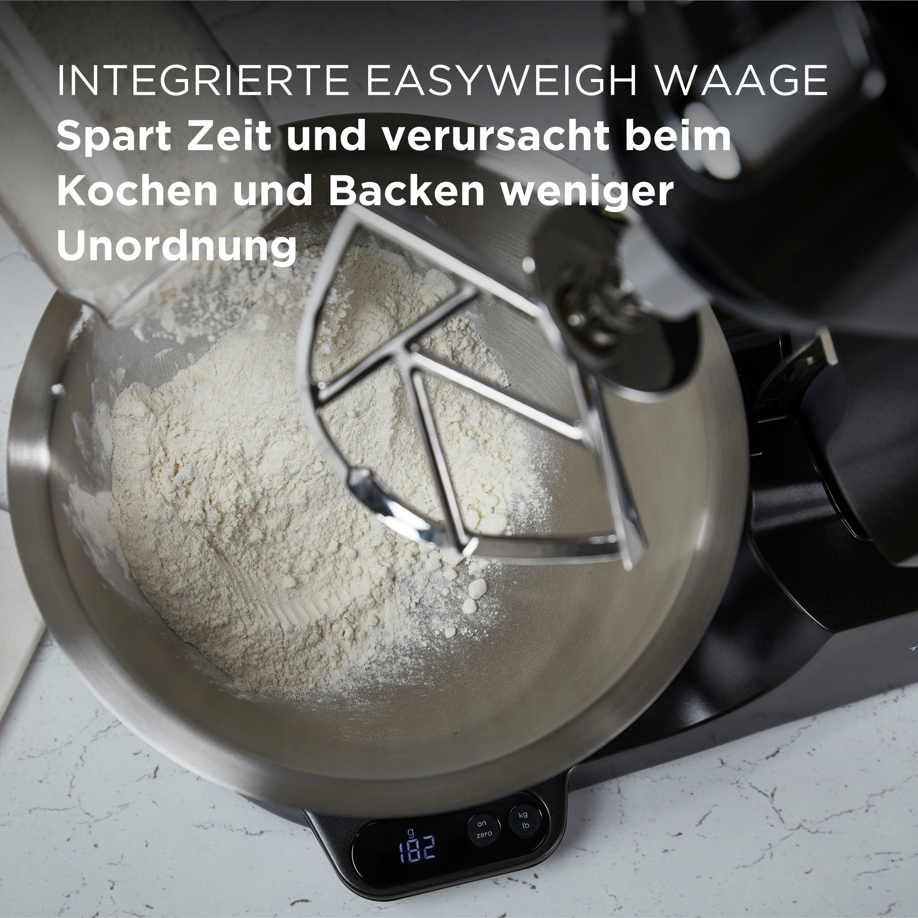 KENWOOD Küchenmaschine Titanium Chef Baker Mixaufsatz Gratis Gratis l KVC85.004BK, UVP Schüssel, Wert: 1200 Zubehör, Schnitzelwerk W, + 5 319