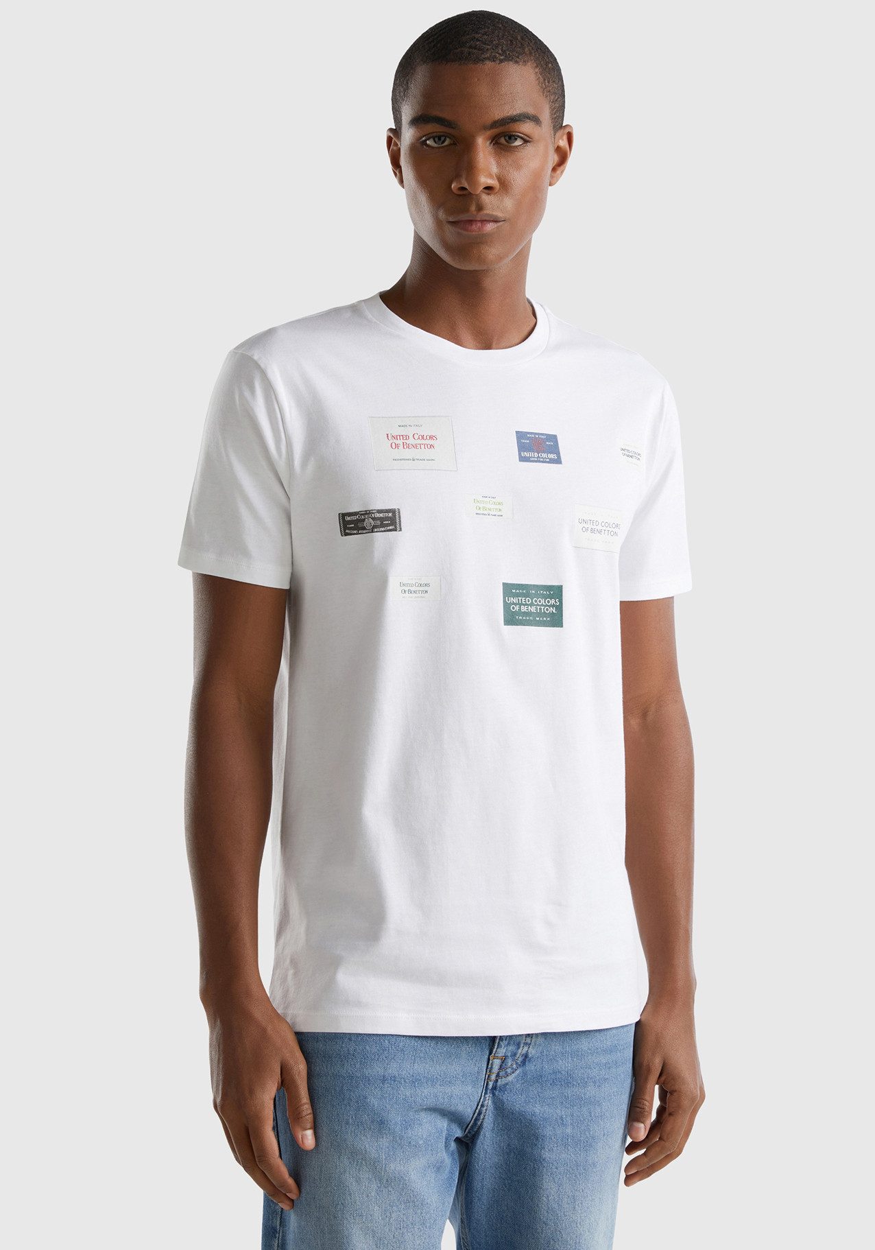 United Colors of Benetton T-Shirt mit Markenlabel