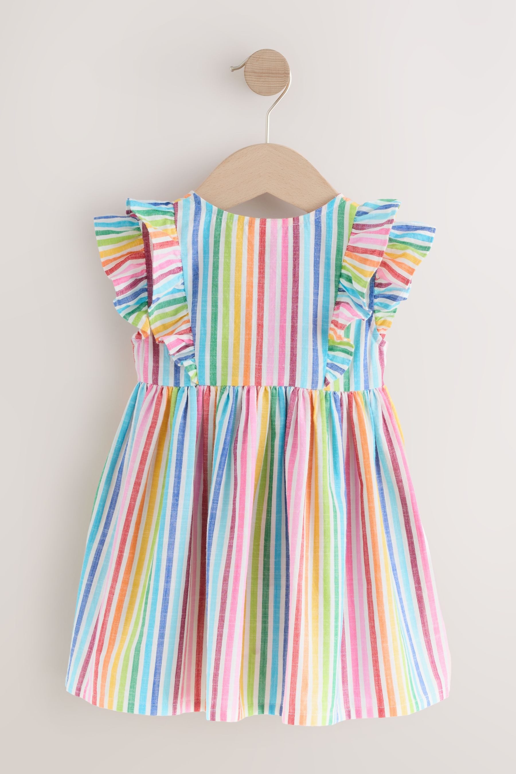 Blusenkleid Kleid mit Rüschenärmeln