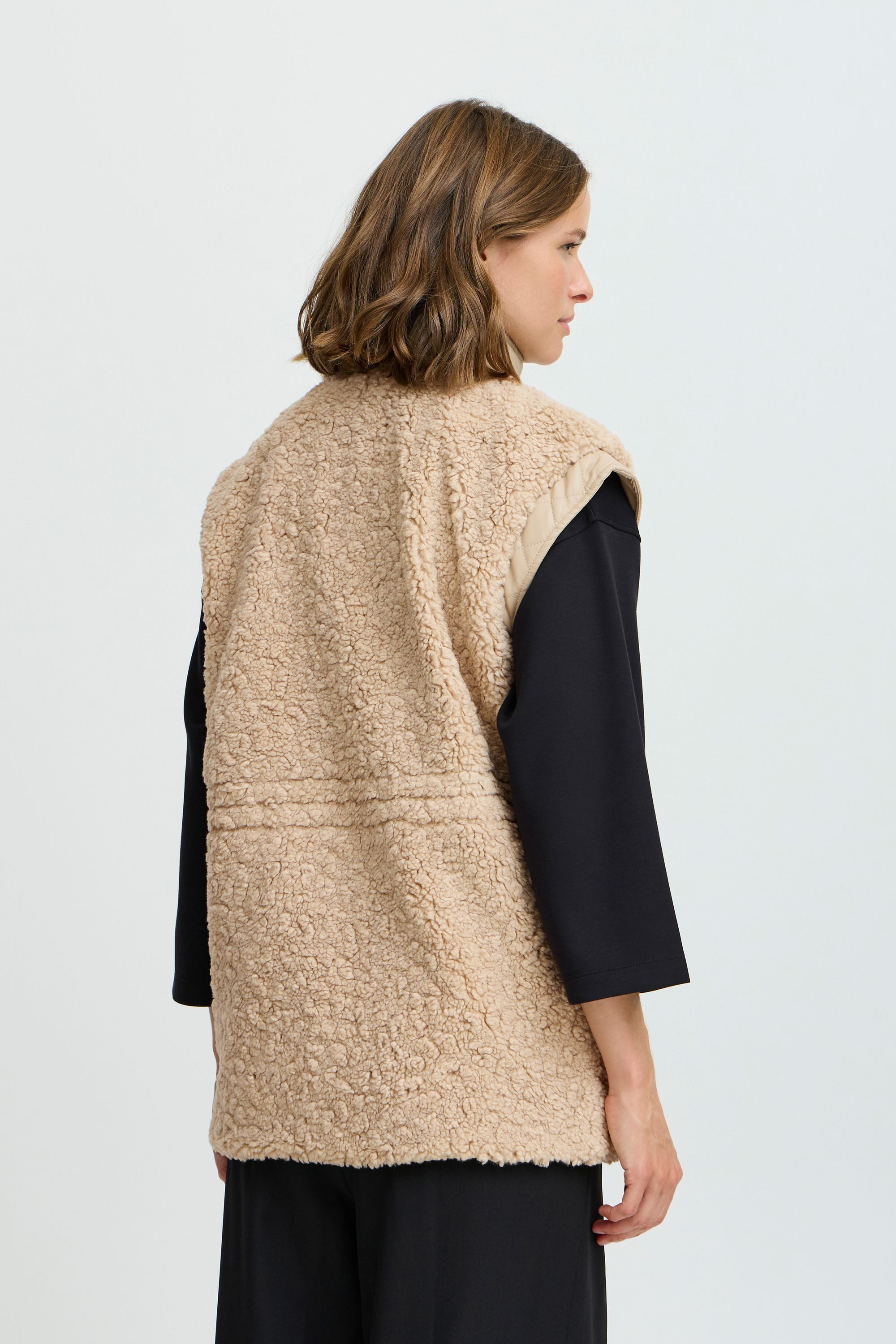 b.young Wintermantel Fleeceweste