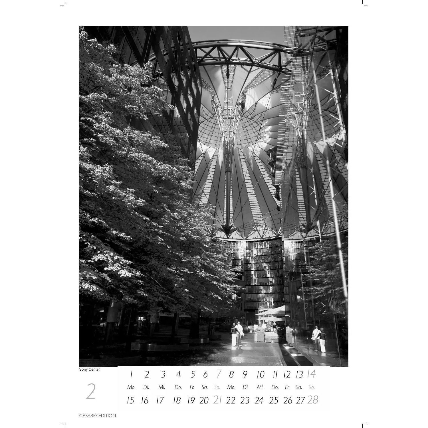 Wandkalender Berlin schwarz-weiss Kalender 2027 - Wandkalender, Fotokalender...
