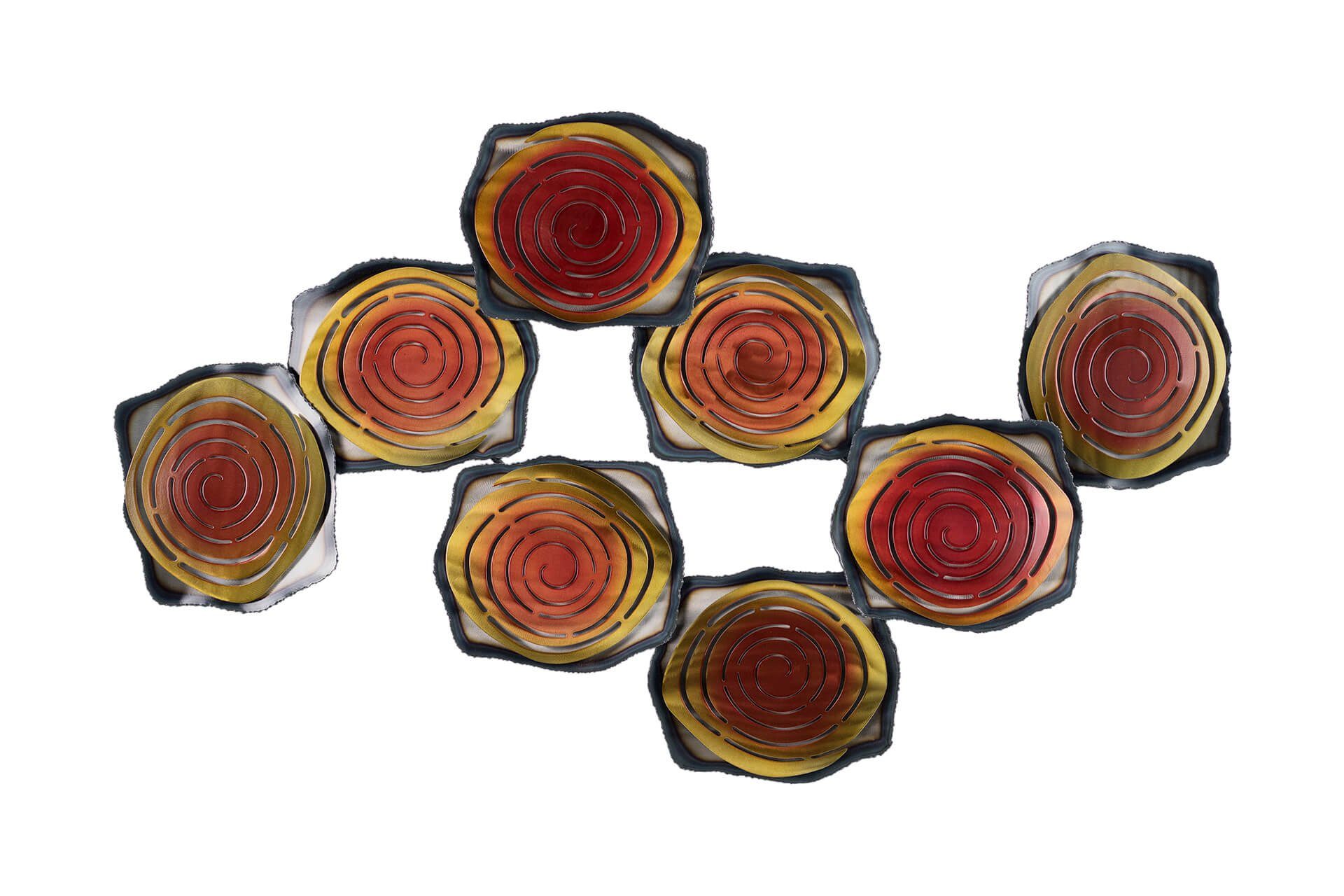 Wanddekoobjekt Lily Pads 124x69x8 cm