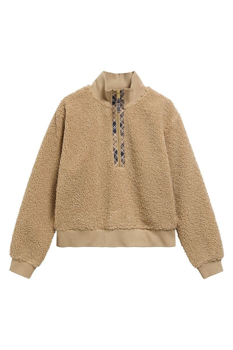Barbour Strickpullover Fawne