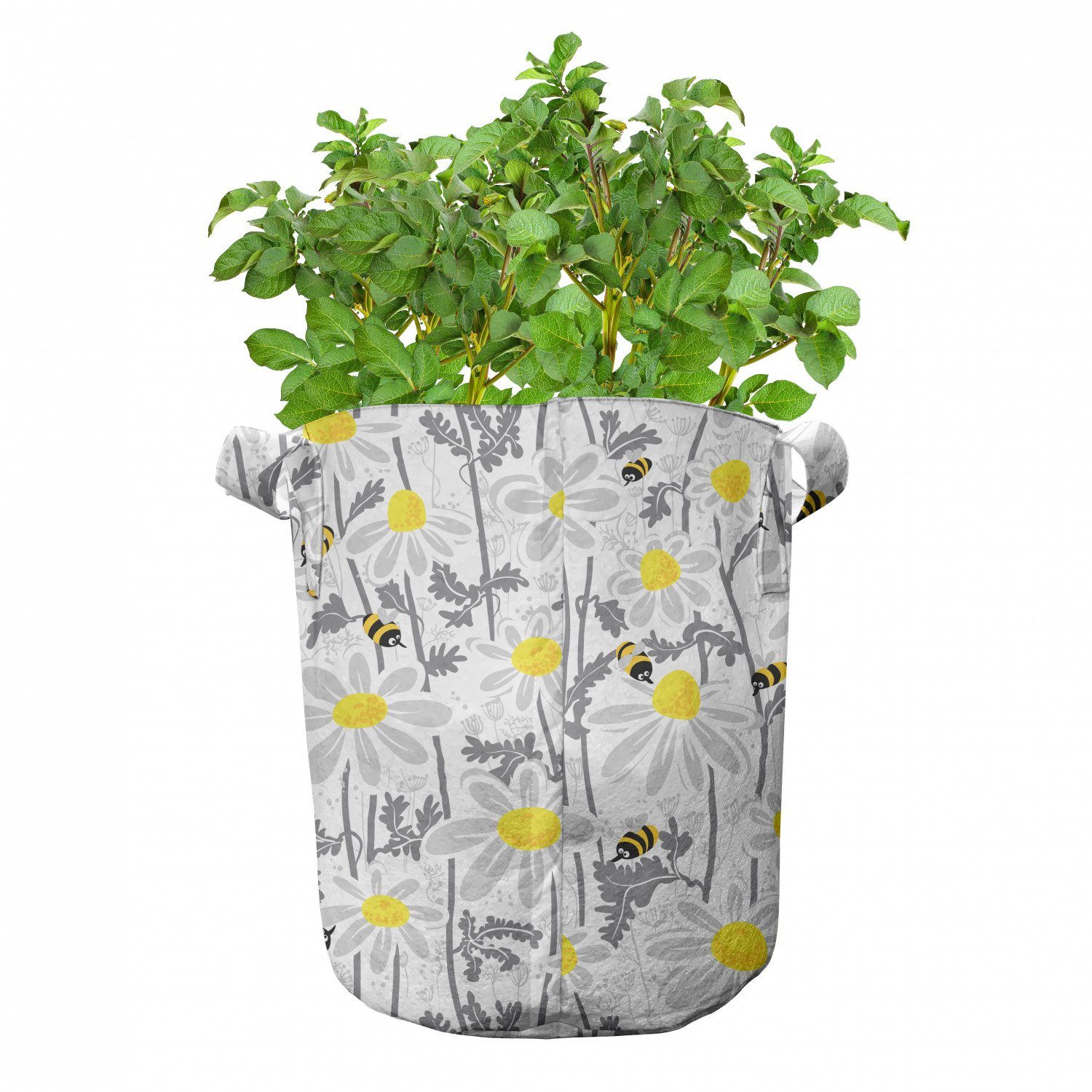 hochleistungsfähig Stofftöpfe Blatt Daisy Griffen Blumen für Pflanzkübel Spring Abakuhaus Time Pflanzen, mit