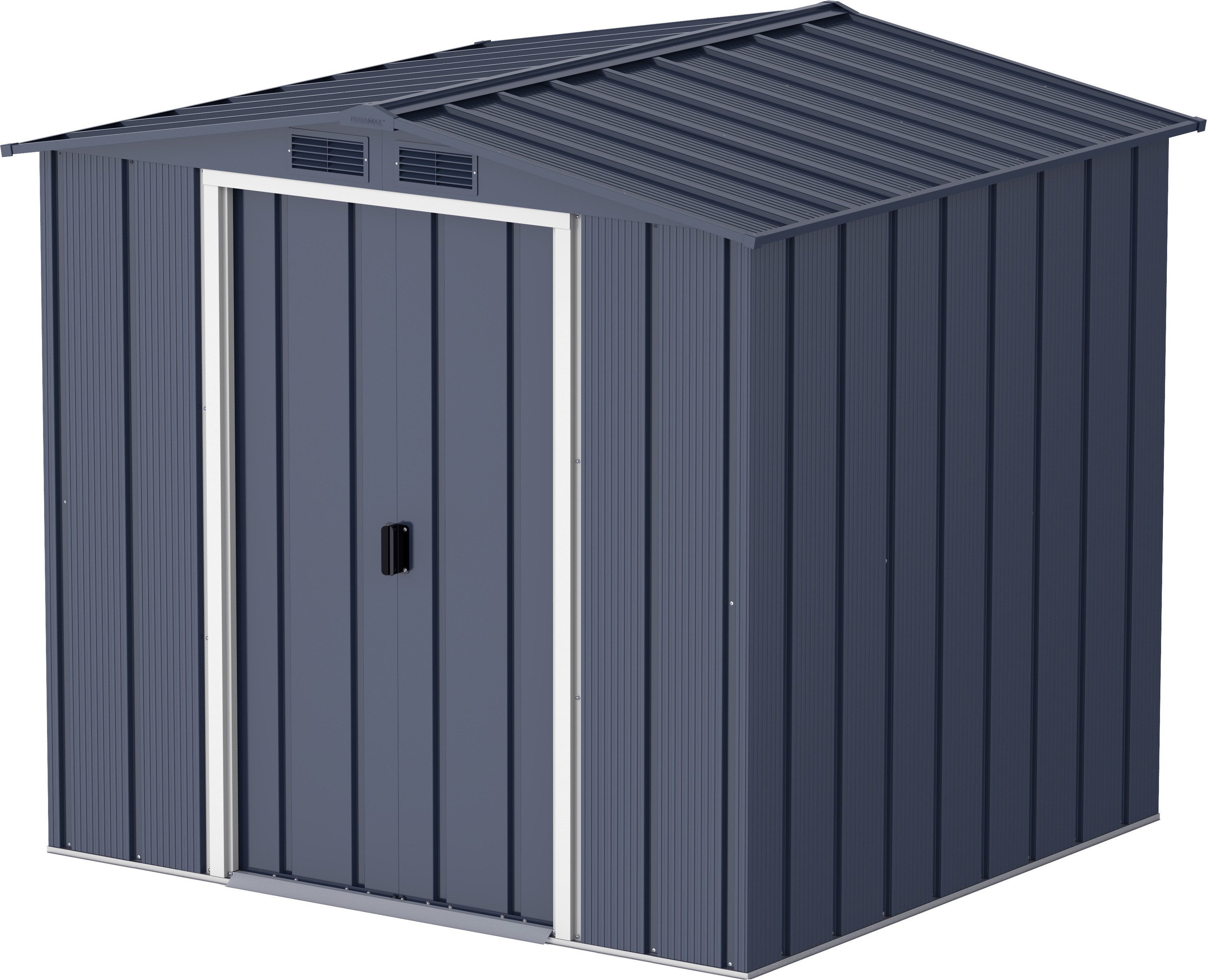 DURAMAX Gerätehaus Metall Gerätehaus 202x174 Gartenhaus Schiebetüren, BxT: 202x174 cm, (1 St), Duramax Duramax Gartenhaus 181x202x174 cm Metall