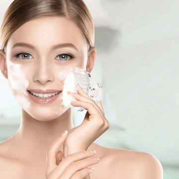 KIKI Gesichtsbürstenaufsatz Make-Up-Pinselreiniger Hautpflegebürsten-Gesichtswäscher, 1-tlg.