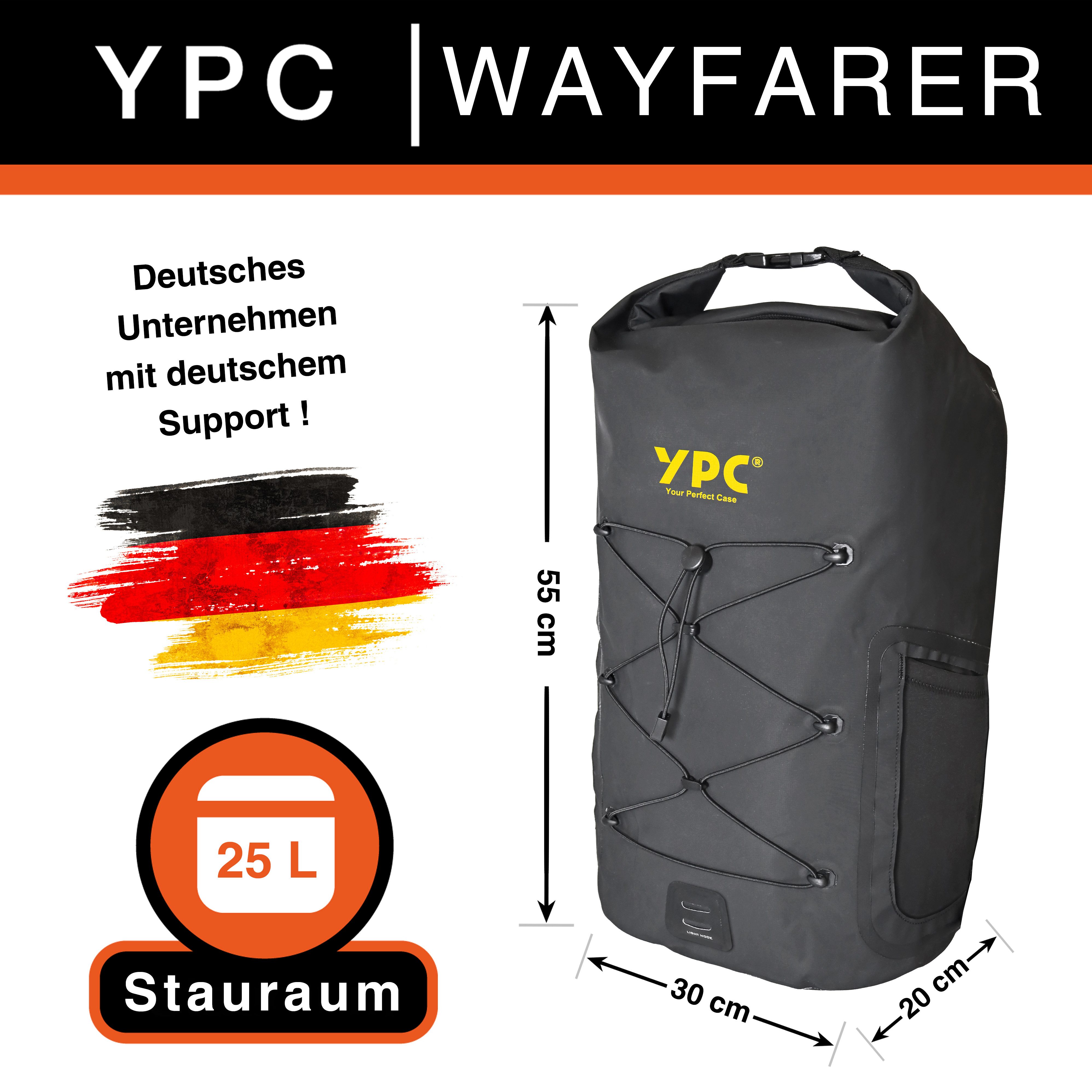 YPC Fahrradrucksack "Wayfarer" Outdoor Rucksack wasserdicht günstig online kaufen