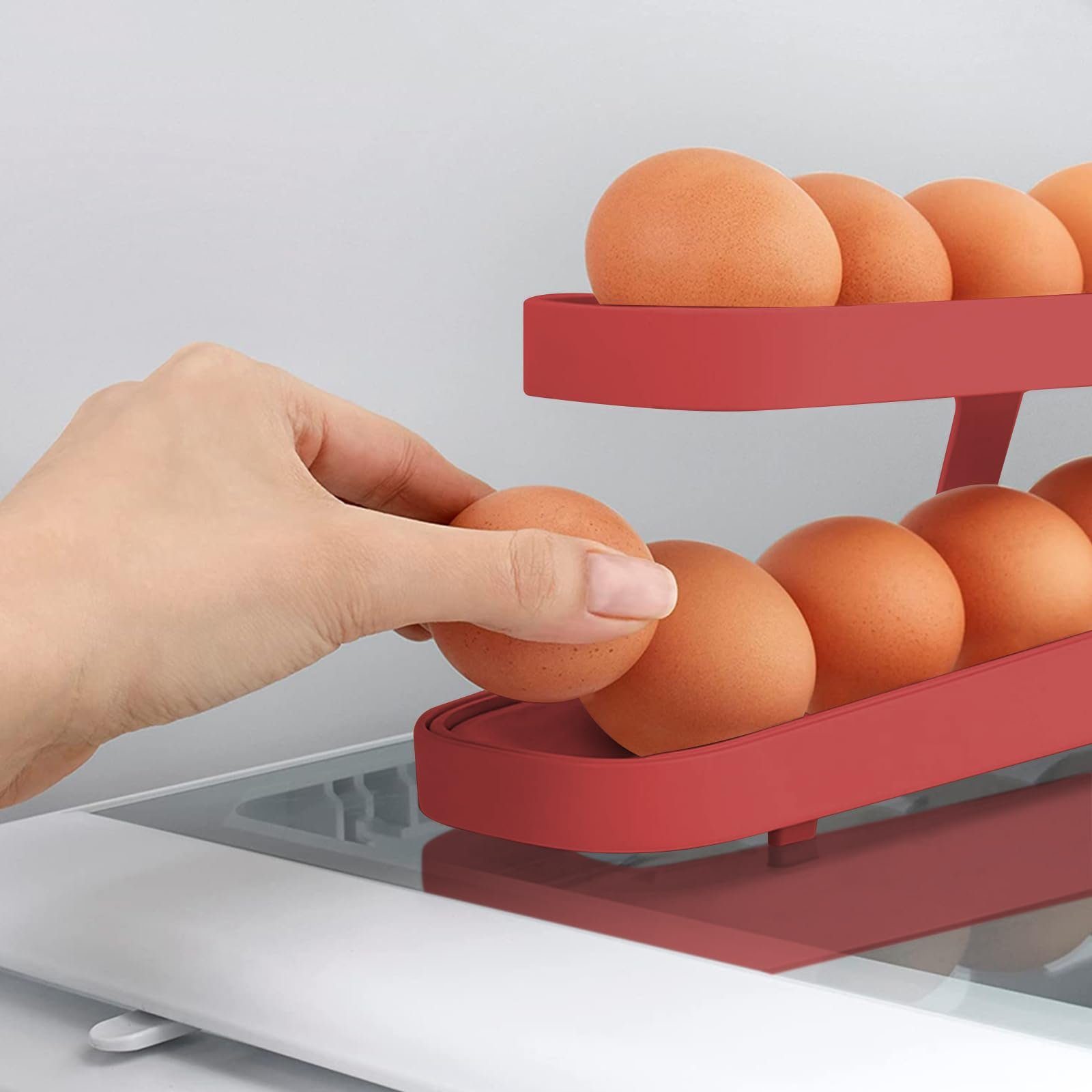 Kühlschrank,EierbehäLter,für für den Kühlschrank Rollender Jormftte Eierhalter Vorratsdose