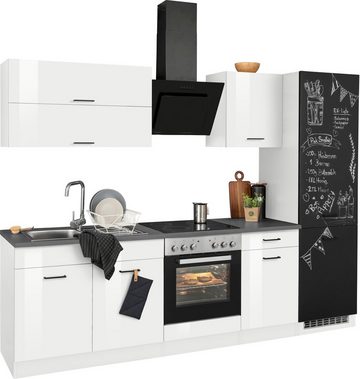 HELD MÖBEL Küchenzeile Trier, mit E-Geräten, Breite 270 cm