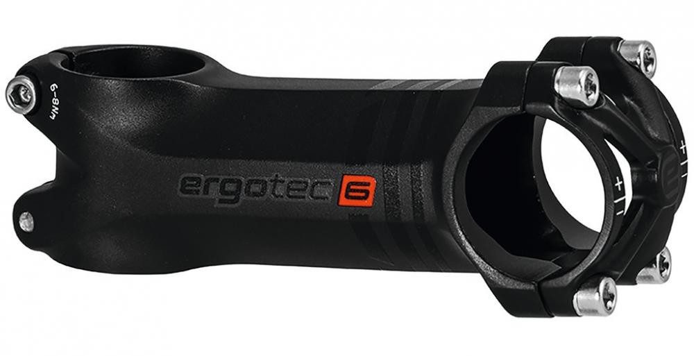 Fahrradlenker Ergotec A-Head Vorbau Piranha 2 Alu schwarz 1 1/8\" Ø 31,8mm 100mm 6°