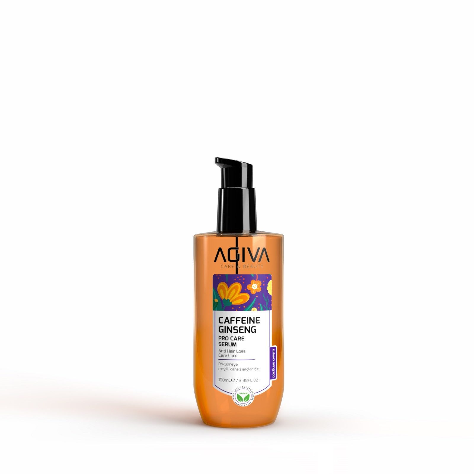 AGIVA Professional Haarserum PRO CARE Caffeine Ginseng Hair Serum Haarserum 100ml (VEGAN), 1-tlg.