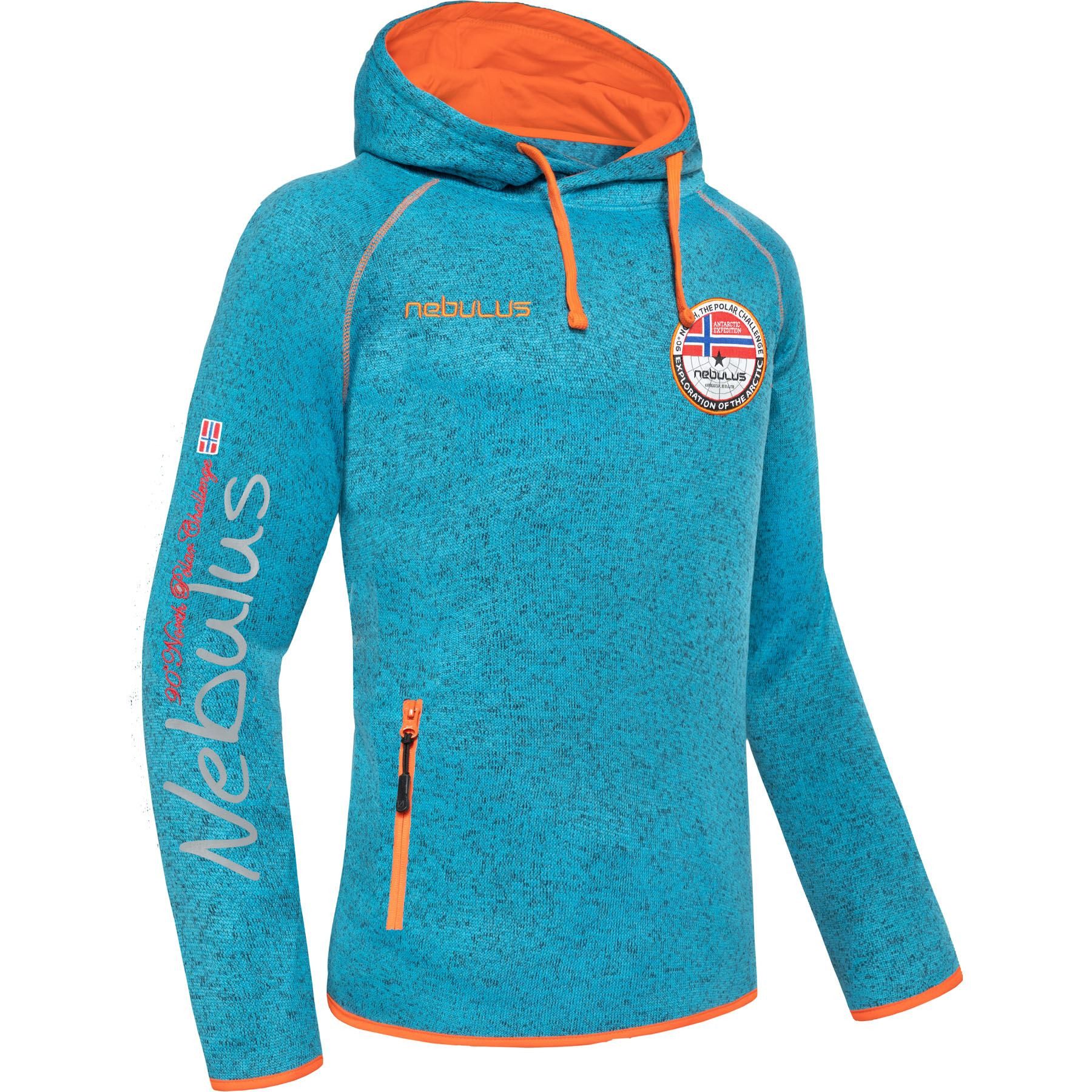 Nebulus Hoodie MILL, P5127 - Herren, türkis, L