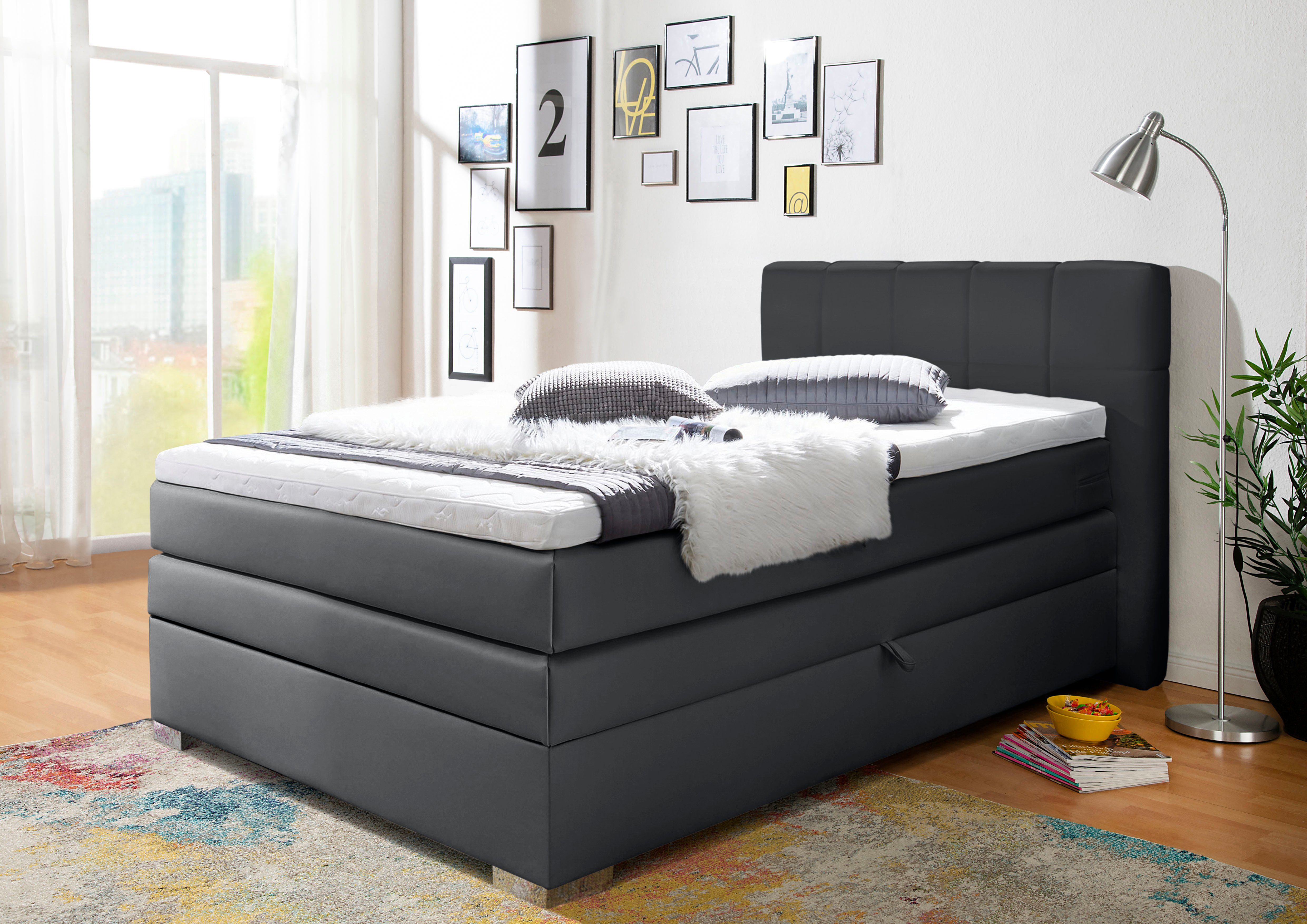 INOSIGN Boxspringbett Airdrie, inkl. Bettkasten und günstig online kaufen