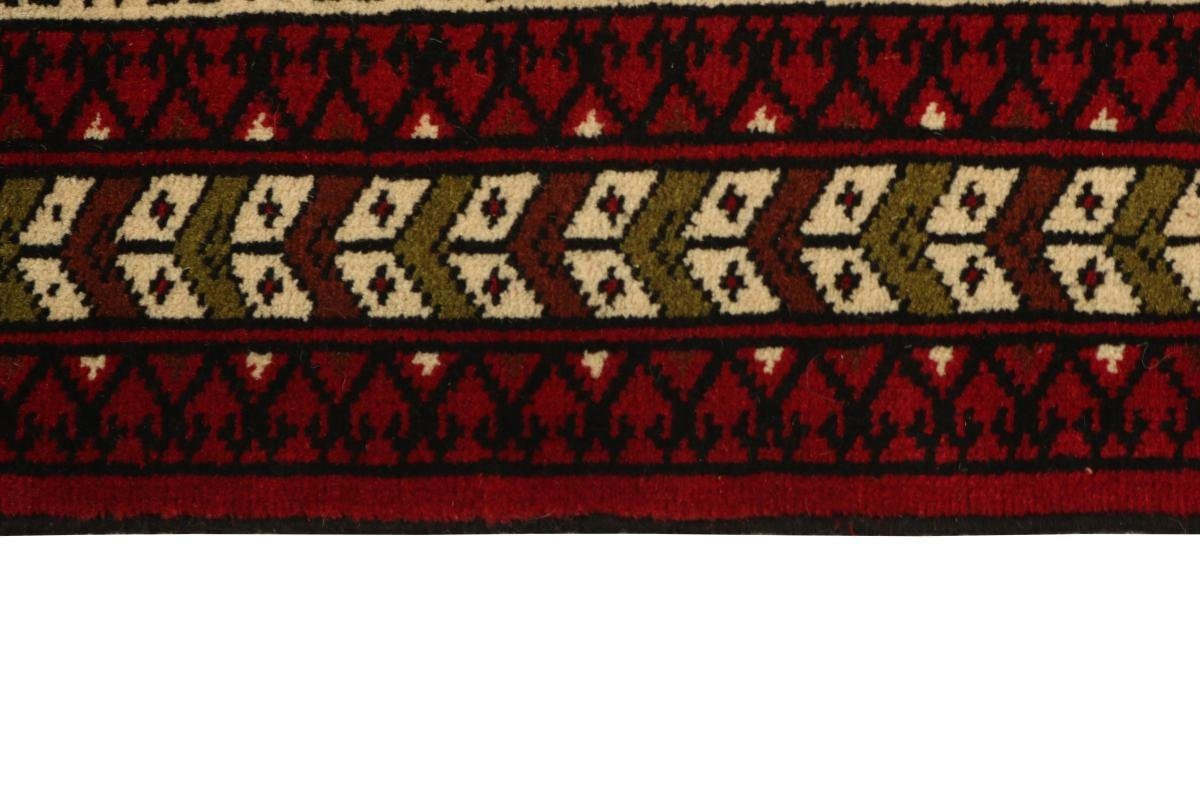 Höhe: mm 6 Nain / Orientteppich Trading, Handgeknüpfter rechteckig, Orientteppich Turkaman Perserteppich, 89x126