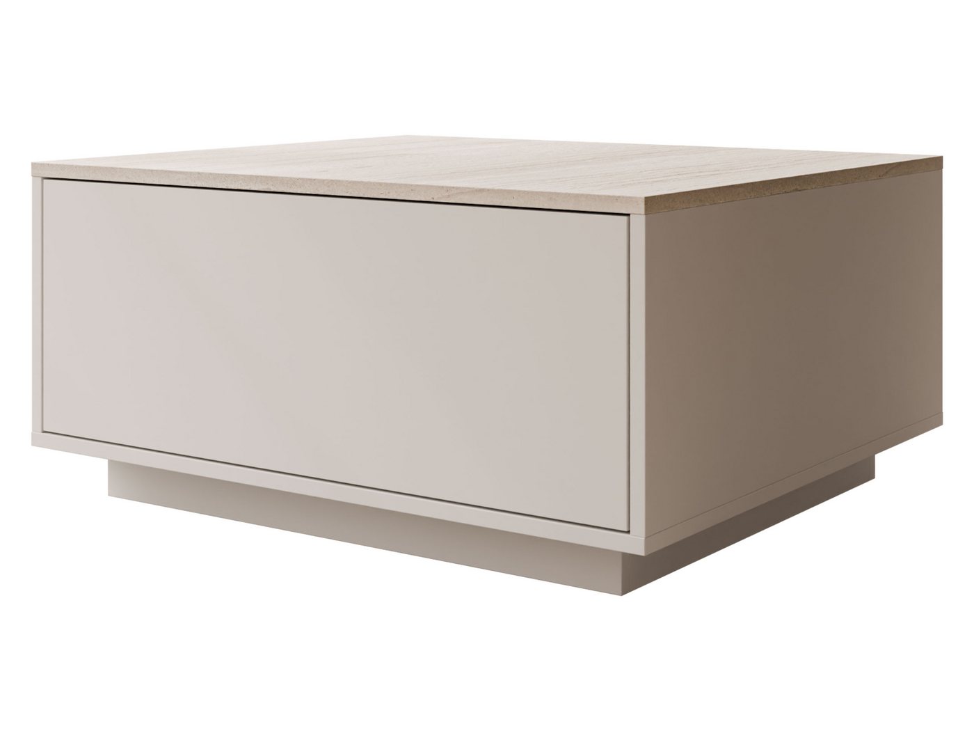 MIRJAN24 Couchtisch Bavro (mit Klappe), 80x70x39 cm, Gasdruckfeder