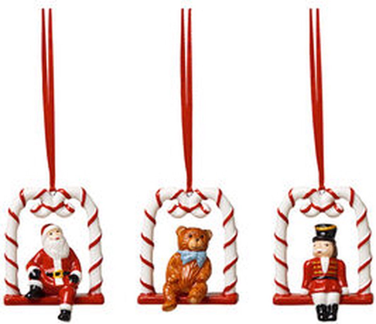 Villeroy & Boch Christbaumschmuck Nostalgische Ornamente Schaukel (3-tlg)