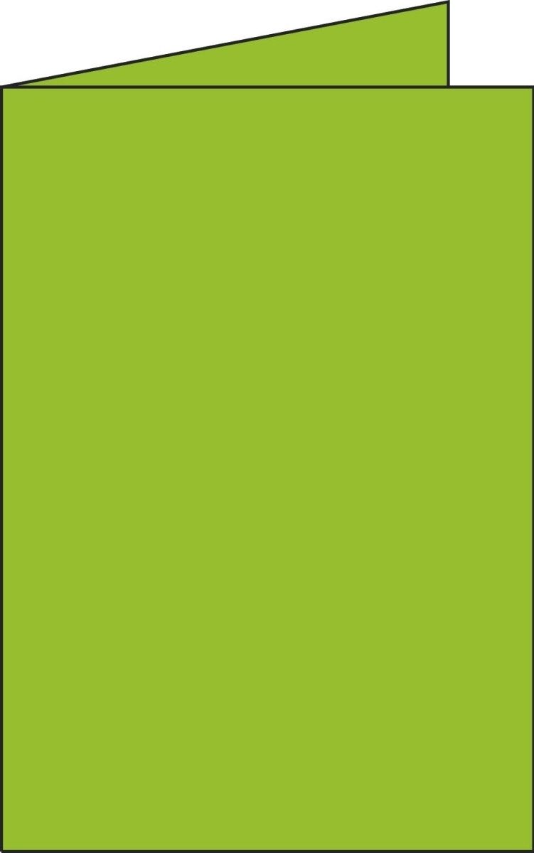 CLAIREFONTAINE Designpapier Doppelkarte C6 210g/qm minze VE=25 Stück