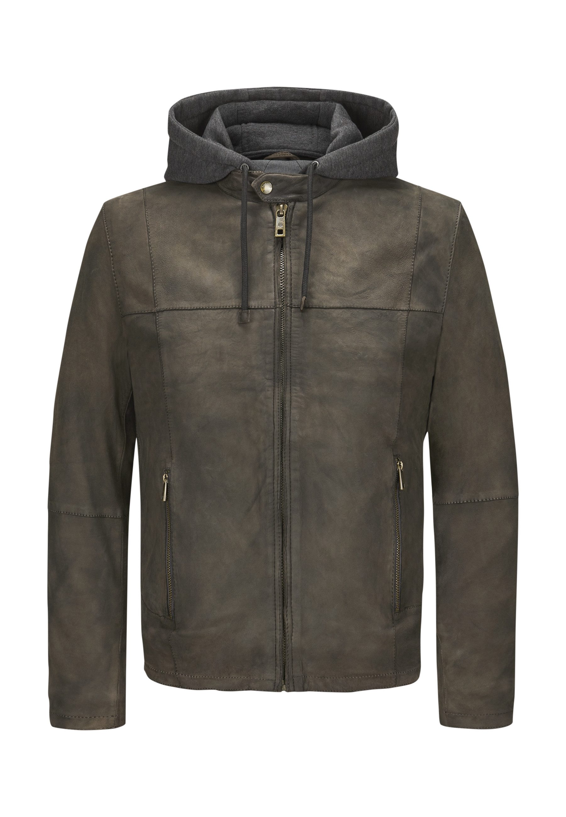 Milestone Bikerjacke MSRenaldo Herren Lederjacke Jacke Leder schlanke Passf günstig online kaufen