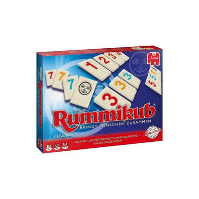 JUMBO Verlag Spiel, Familienspiel JUM17571 - Original Rummikub, Classic, für 2-4 Spieler,...