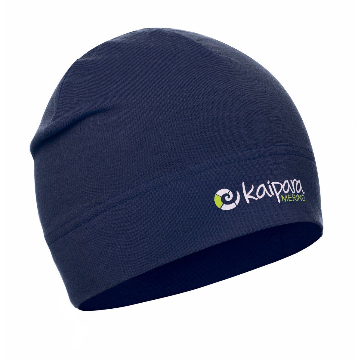 Kaipara - Merino Sportswear Beanie Merino Beanie Unisex 200 (1-St) aus reiner Merinowolle Made in Germany Blau