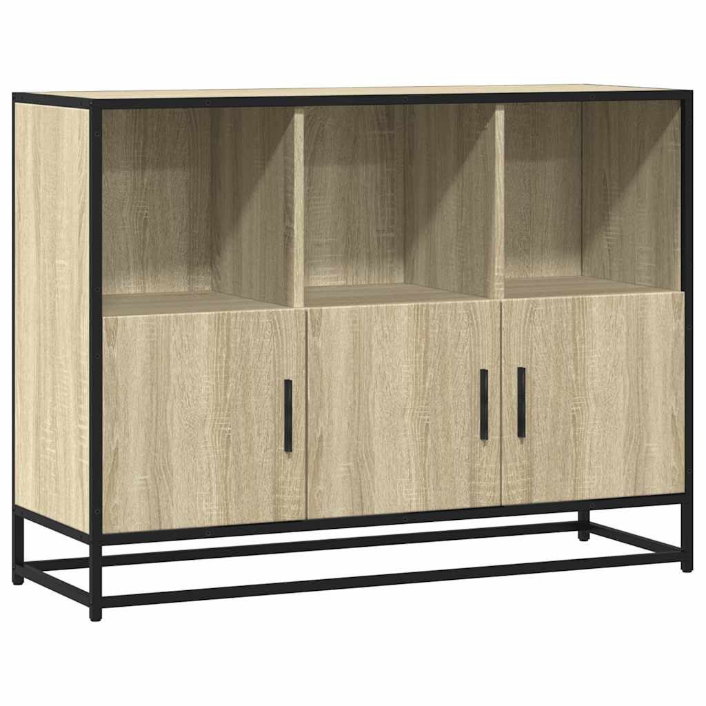 vidaXL Sideboard Sideboard Sonoma-Eiche 100x35x76 cm günstig online kaufen