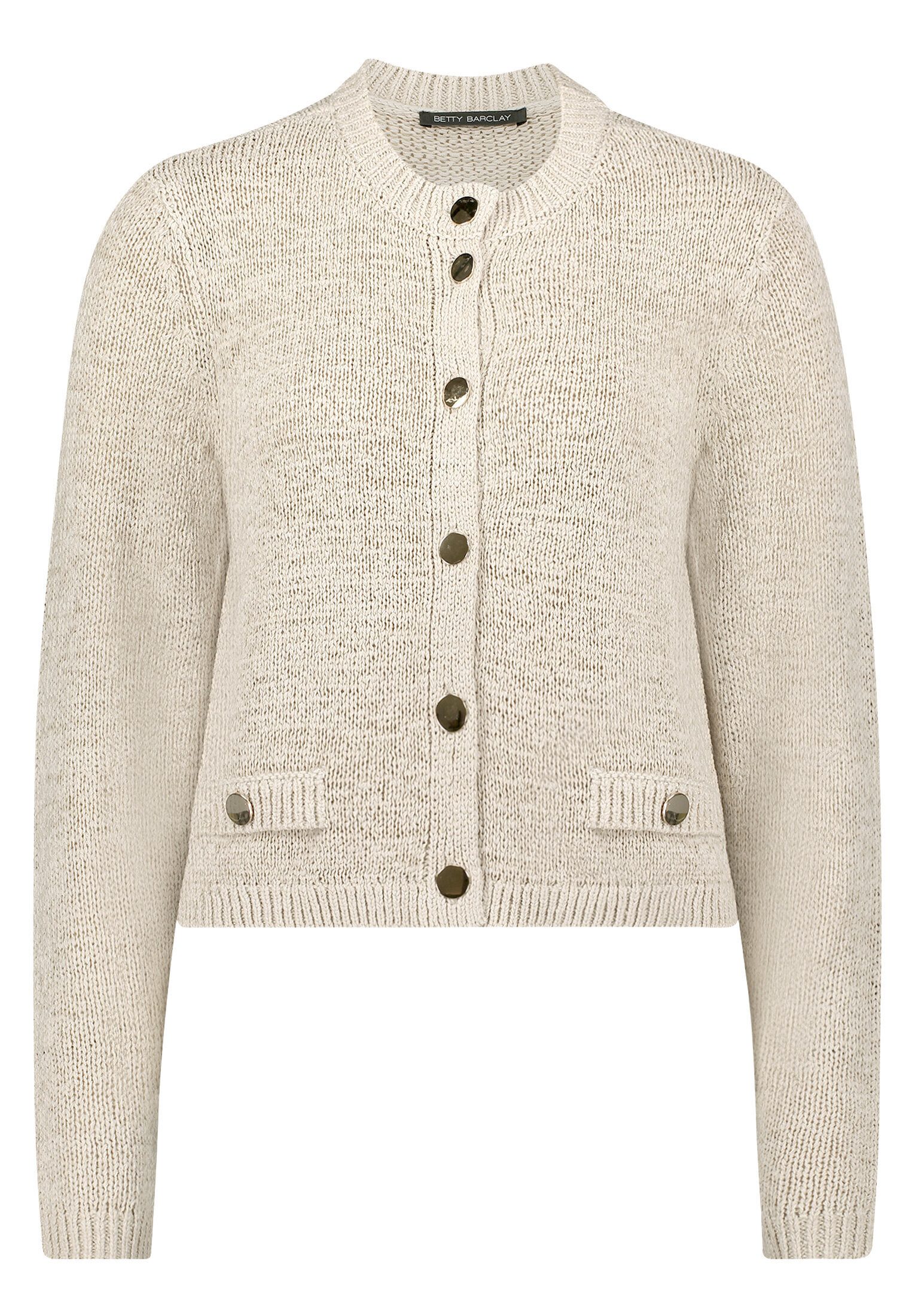 Betty Barclay Strickjacke Damen mit aufgesetzten Taschen (1-tlg)