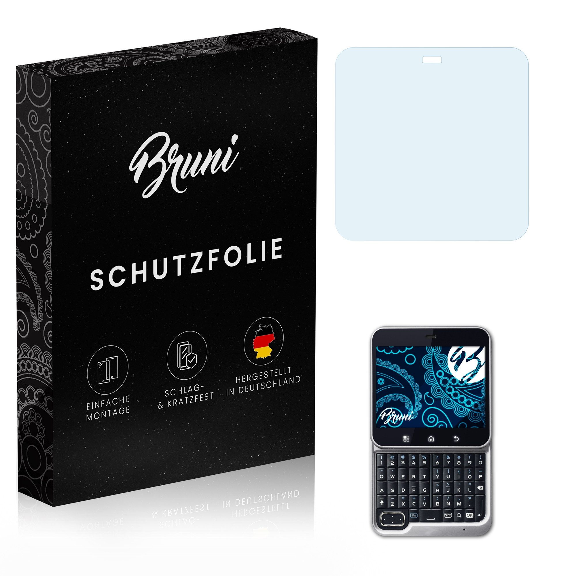 Schutzfolie Glasklare Displayschutzfolie für Motorola Flipout