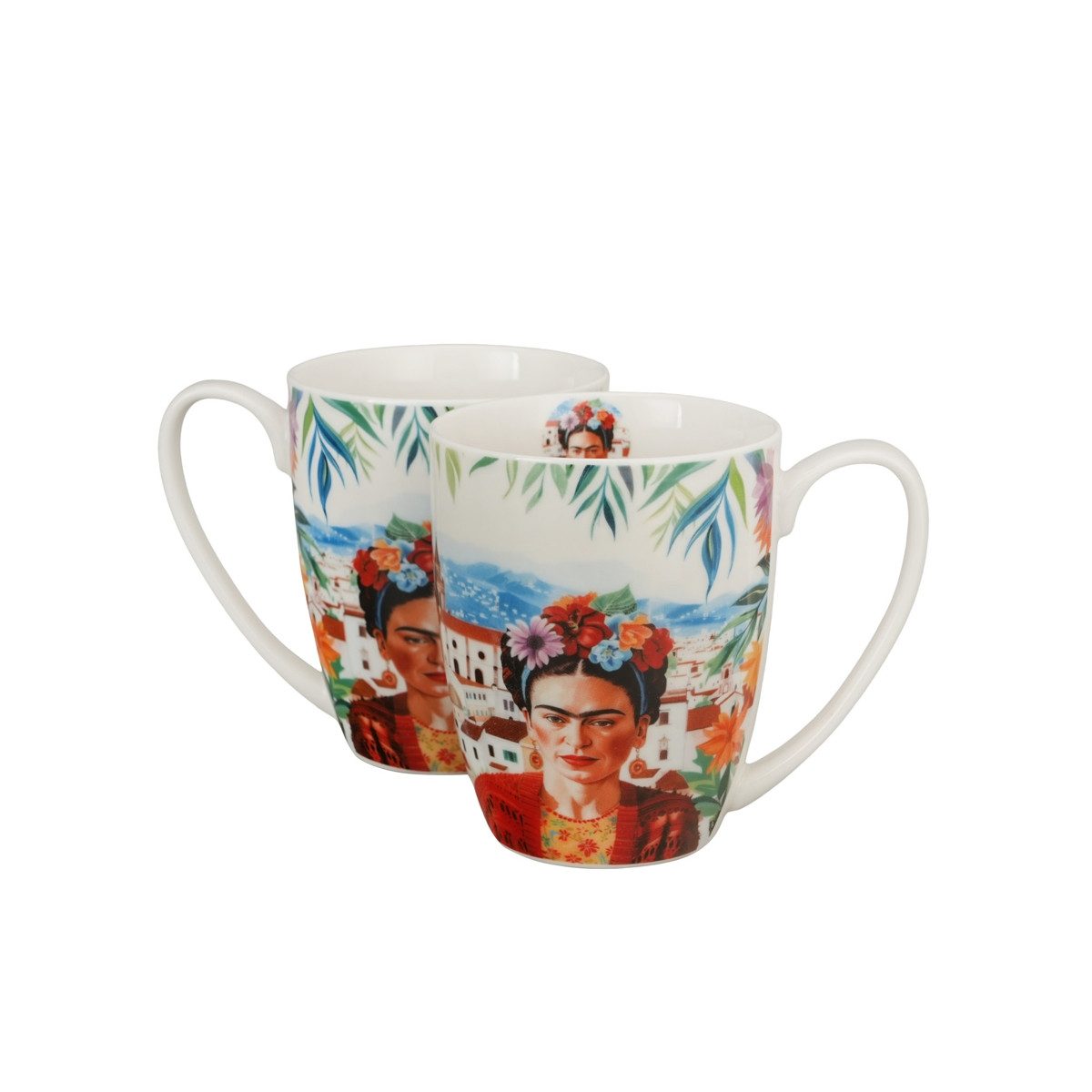 Duo-Gift Tasse 2er Set Mexican Art - Porzellan 0,36 L, 1-tlg., 2er Set