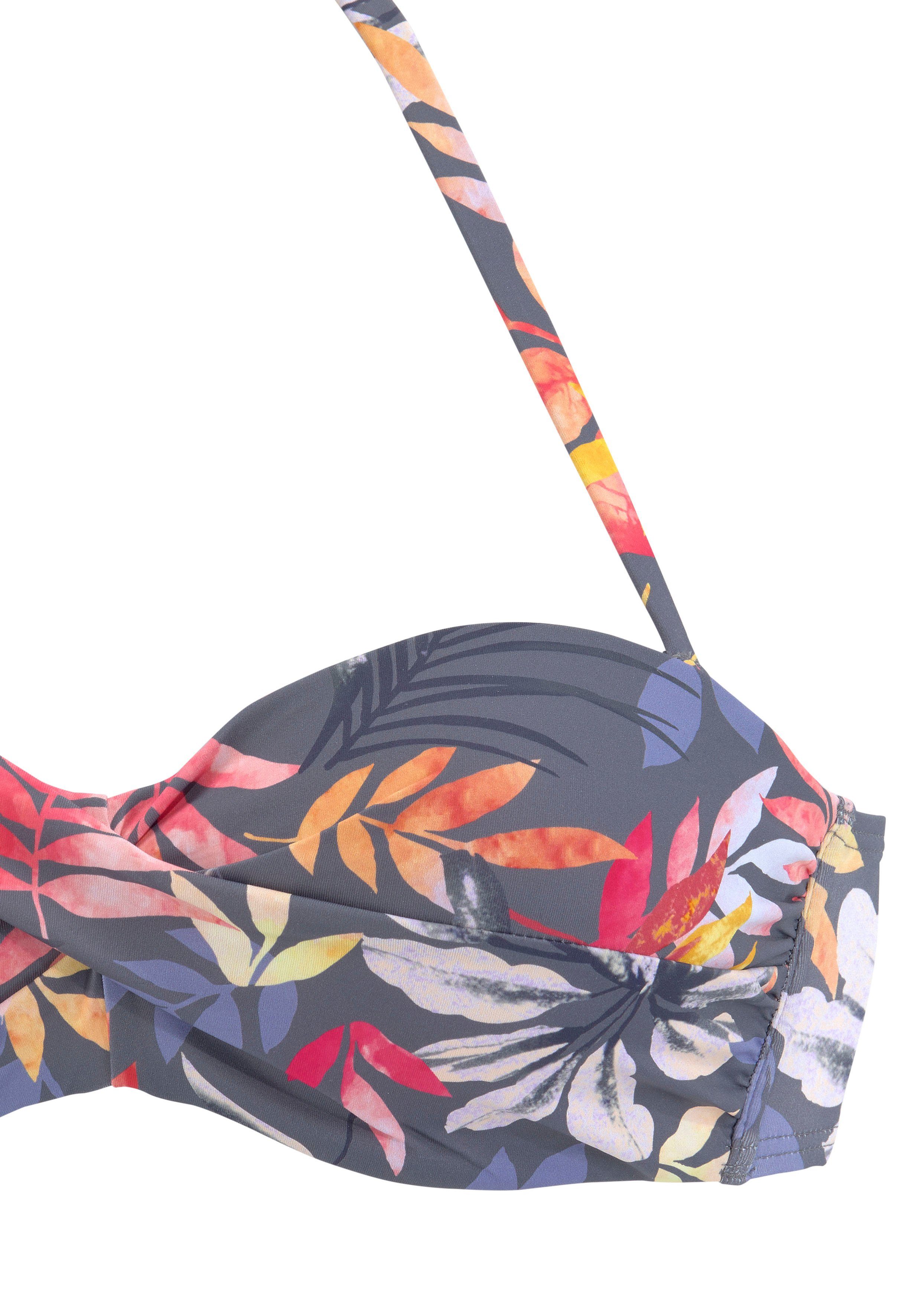 Vivance Bügel-Bandeau-Bikini-Top Leilani, in getwisteter Optik