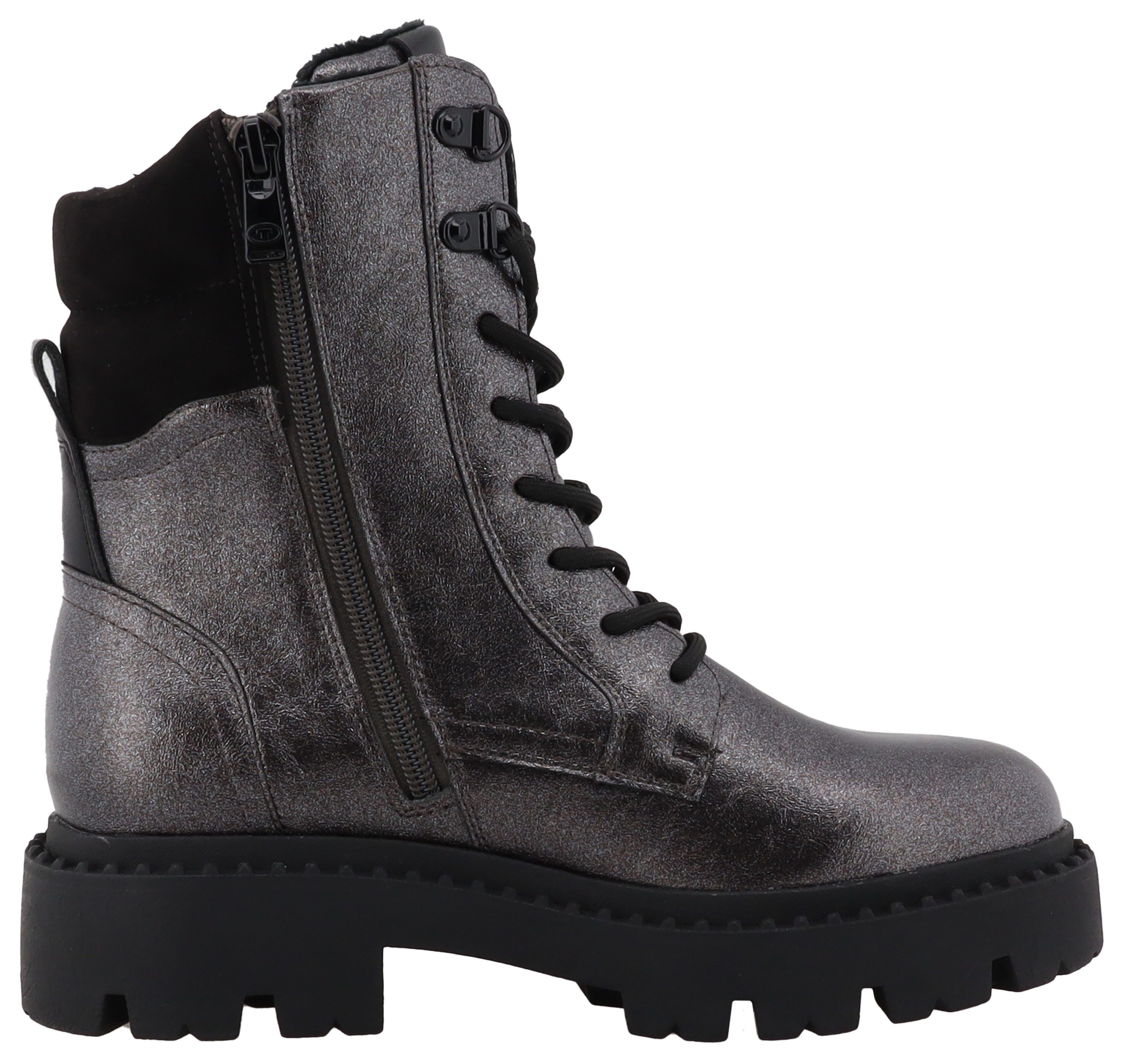 TOM TAILOR Winterboots, Blockabstz, Schnürboots, Winterstiefelette günstig online kaufen