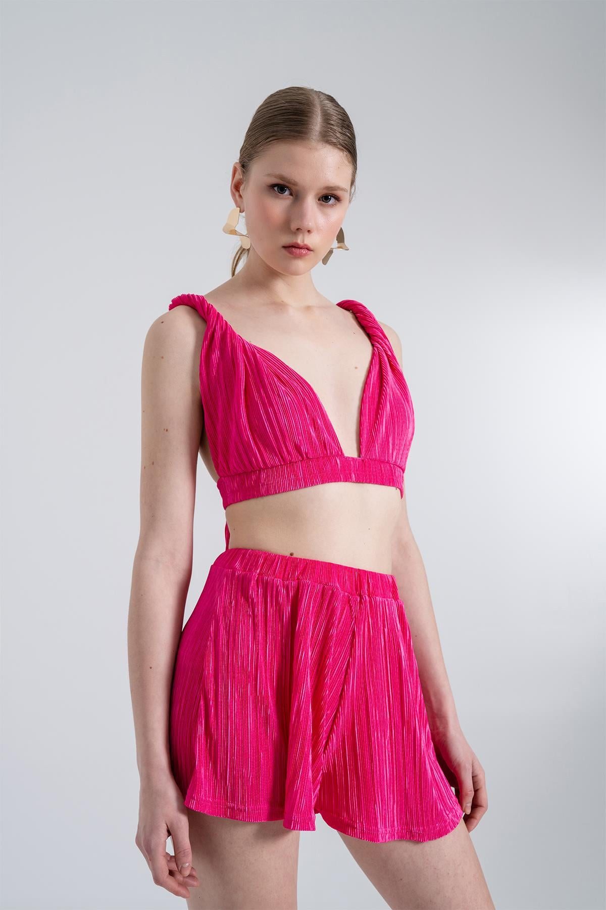 HOLLY LOLLY Blusenbody Bequem-Bustier mit elastischem Band