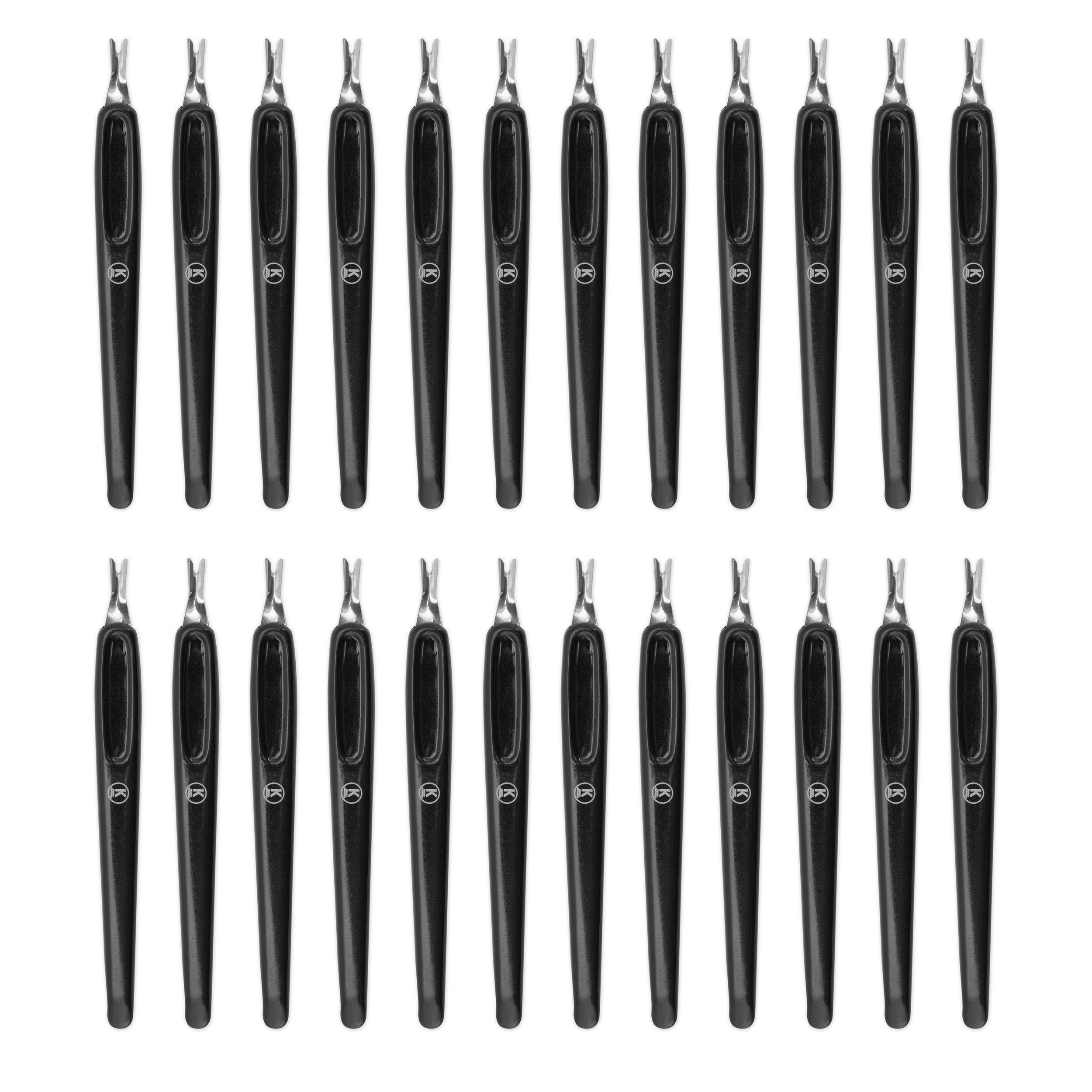 K-Pro Nagelhautmesser Nagelhautentferner Nagelhautmesser V-Klinge, Set, 24-tlg., 24er, Maniküre Werkzeug, Nagelpflege, Hautschneider