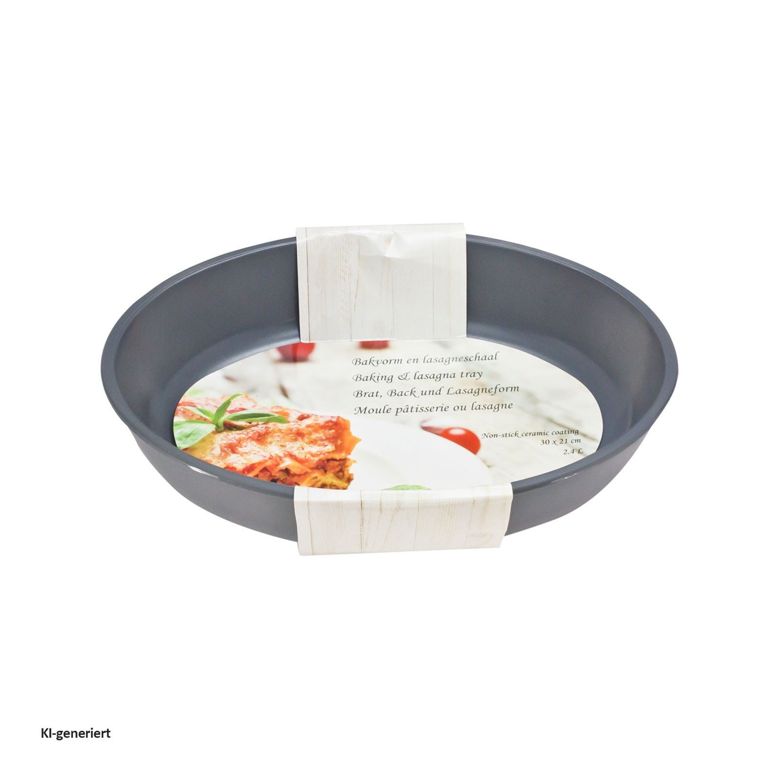 Neuetischkultur Backform Ofenschale oval 2,4 l, (Stück 1-tlg), Ofenform