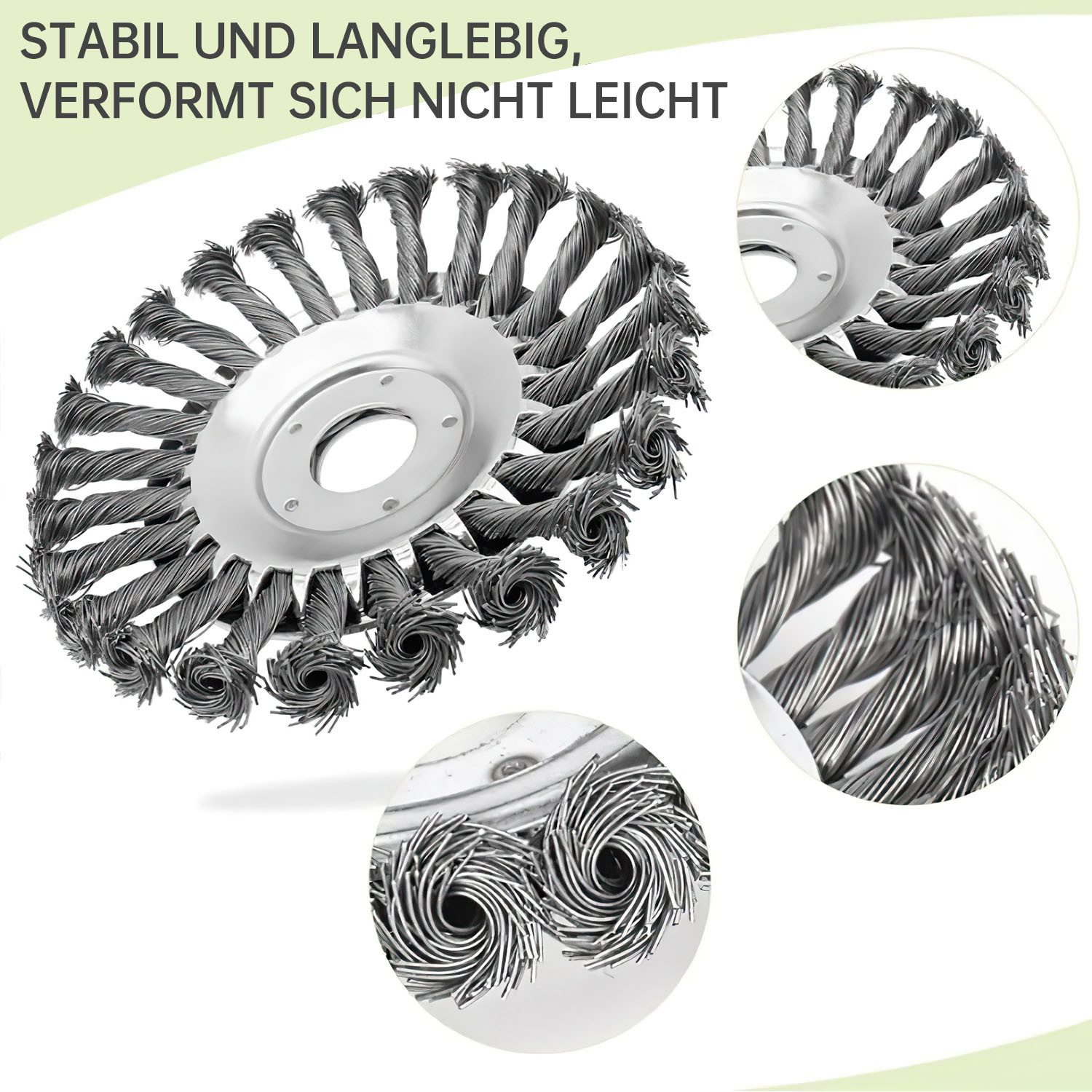 SURFOU Motorsensenmesser Unkrautbürste Freischneider Wildkrautbürste Unkrau günstig online kaufen
