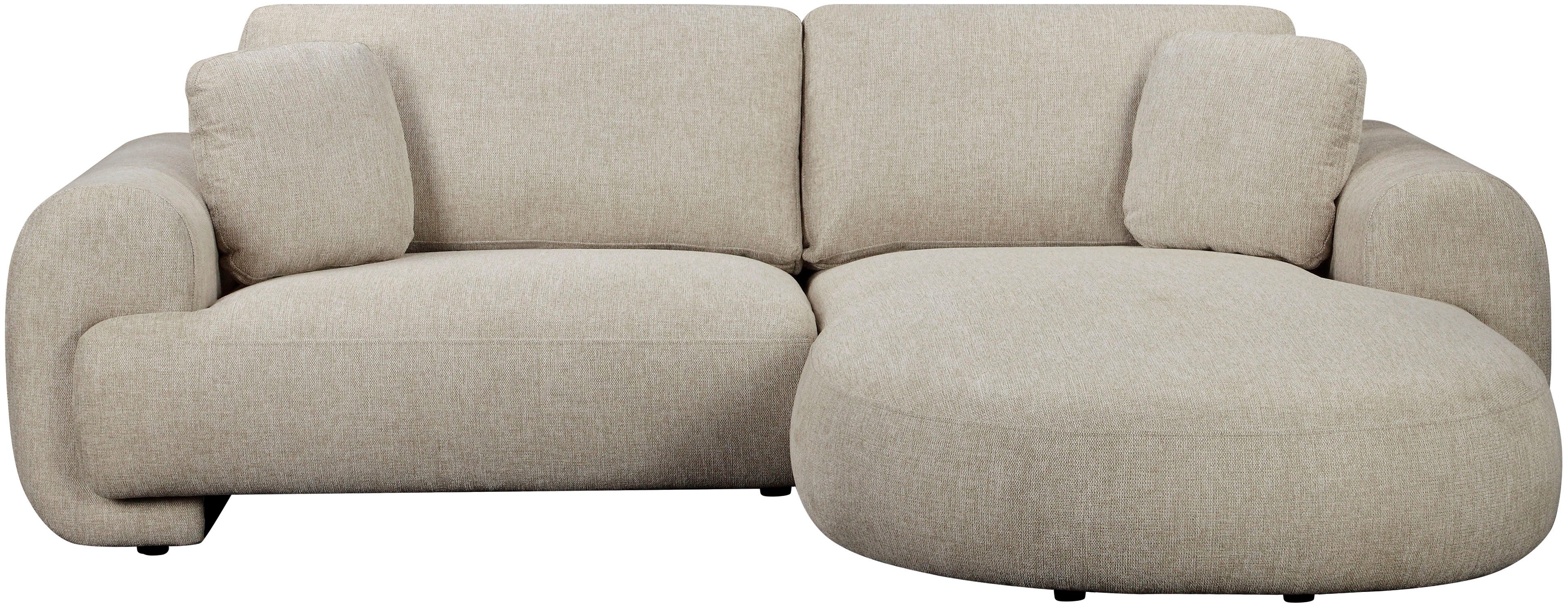 OTTO home Ecksofa YllSY L-Form, 231cm - OTTO. Verlässliche Qualität., Struktur-Bezug, Tonnentaschen-Federkern