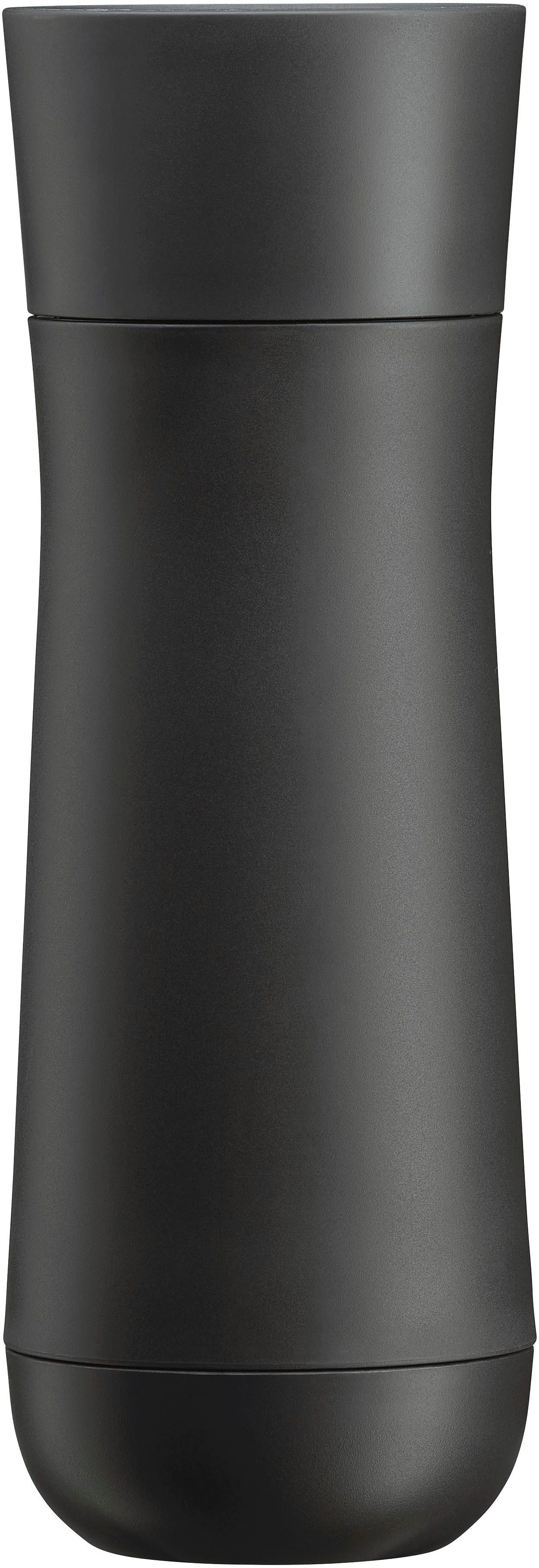 WMF Thermobecher Impulse, Cromargan® Edelstahl Rostfrei 18/10, Kunststoff, Silikon, doppelwandiger Edelstahl, 8h warm und 12h kalt, 360°-Trinköffnung