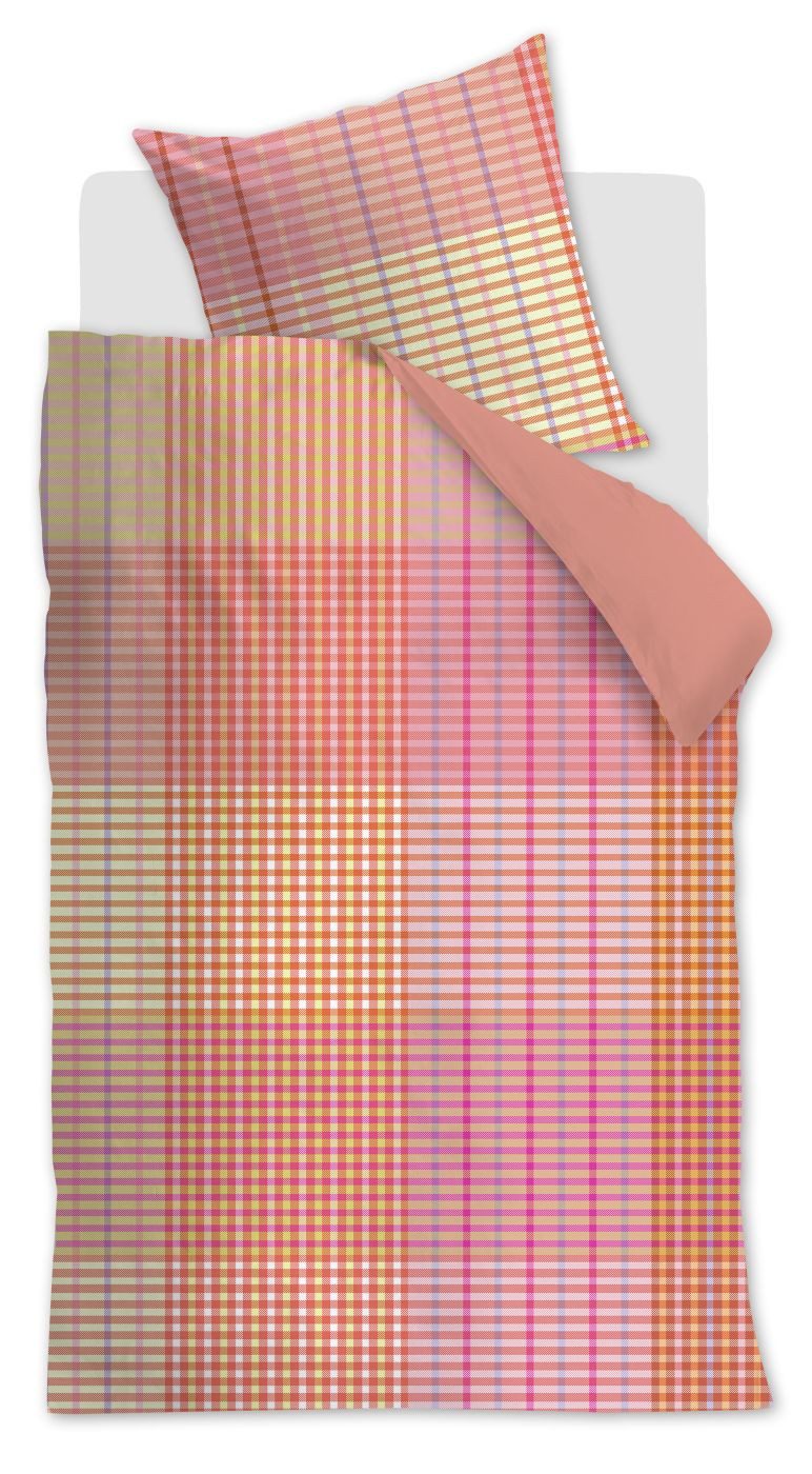 Oilily Bettwäsche Bettwäsche DE OLY Solin Multi 135x200 Bunt, Mako Satin, 1 teilig, 135 x 200 cm + 1x 80 x 80 cm