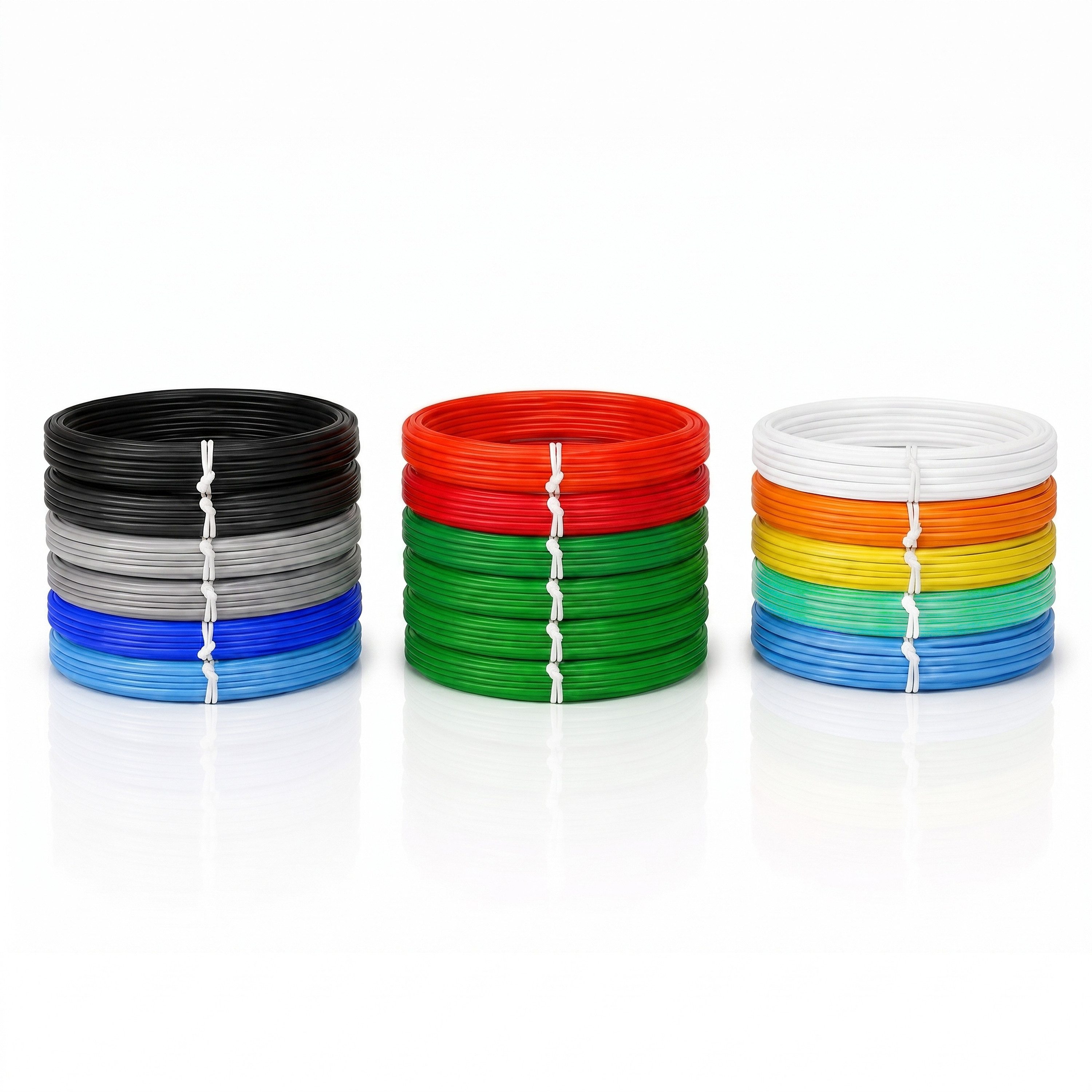 BEARWARE Filament PCL Filament Set für 3D-Stifte, 17 Rollen x 2 m, 11 Farben, 1,75 mm, Niedertemperatur-Filament Verarbeitung bei ca. 60 °C, ideal für Kinder – Bild 2 von 4