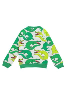 Småfolk Sweatshirt Sweatshirt mit Krokodile Hergestellt aus Baumwolle