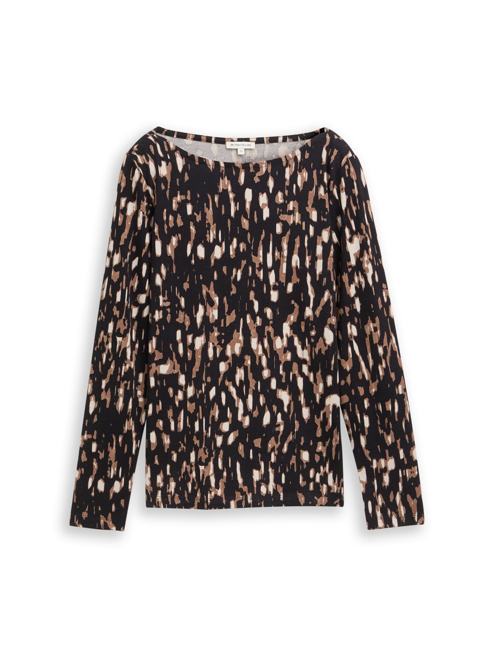 TOM TAILOR Langarmshirt T-Shirt Langarmshirt mit Muster günstig online kaufen