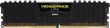 Corsair VENGEANCE® LPX Speicherkit 64 GB (2 x 32 GB) DDR4 DRAM 3000MHz C16 PC-Arbeitsspeicher