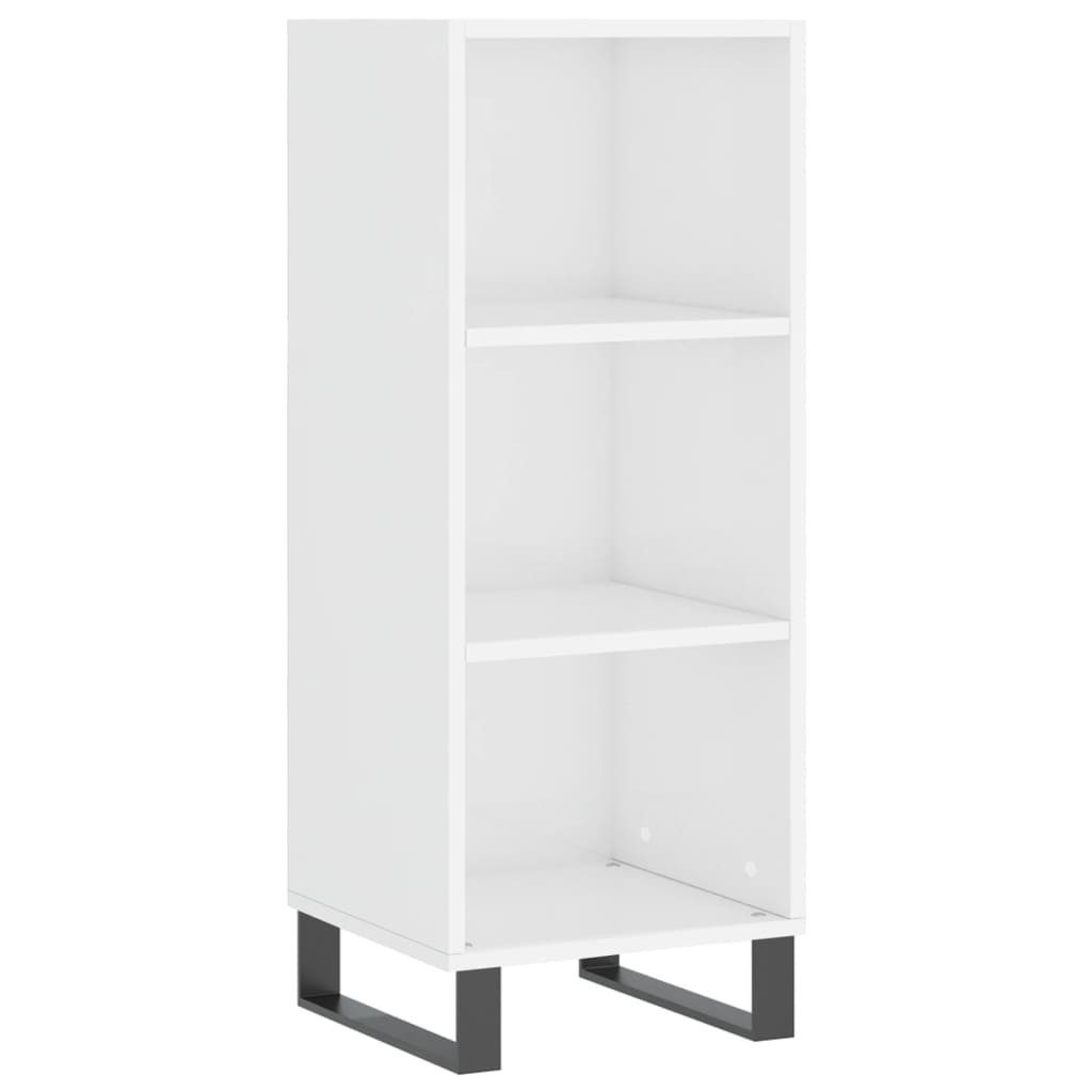 vidaXL Sideboard Sideboard Hochglanz-Weiß 34,5x32,5x90 cm günstig online kaufen