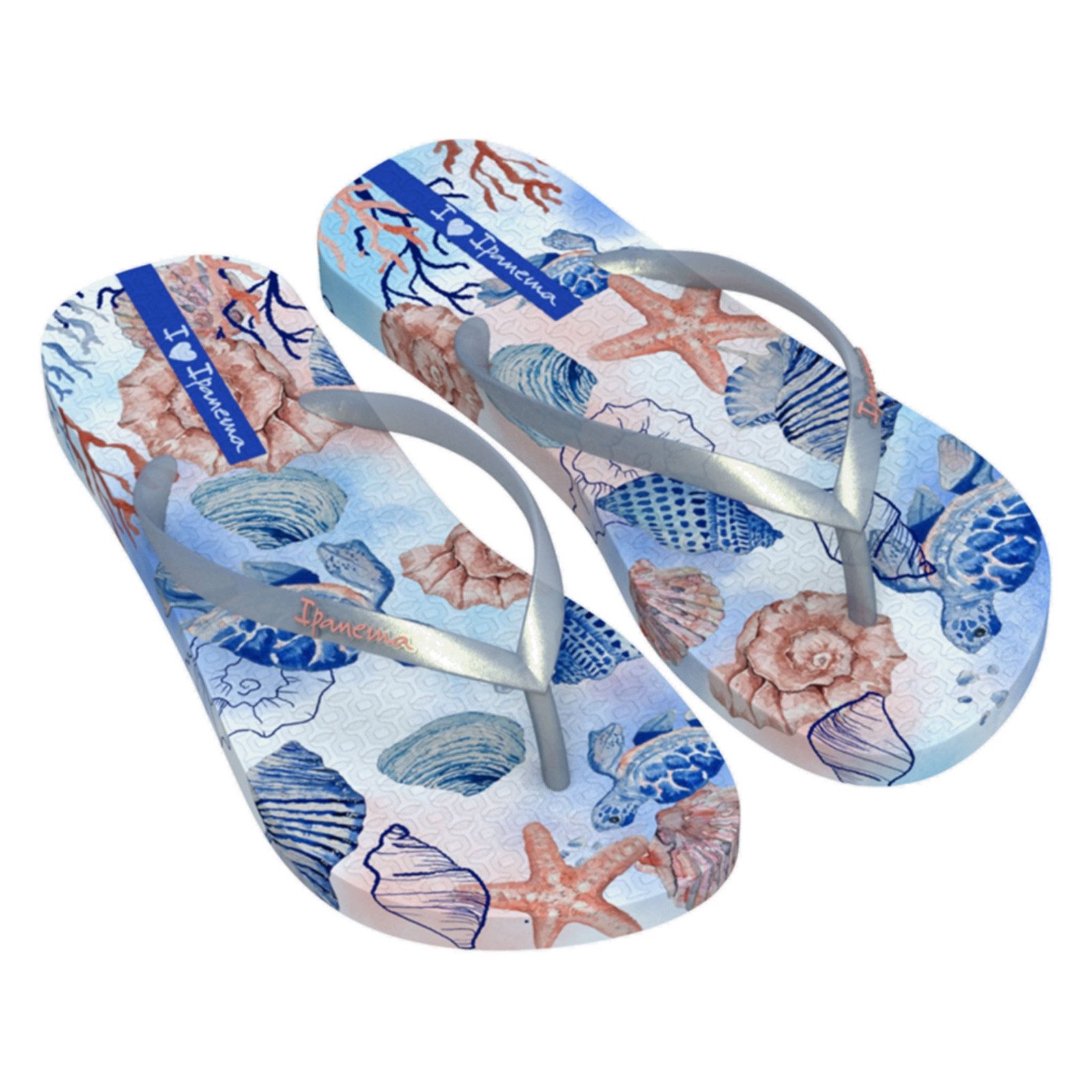 Ipanema Verao Tropical Fem Zehentrenner mit Markenschriftzug auf dem Riemchen