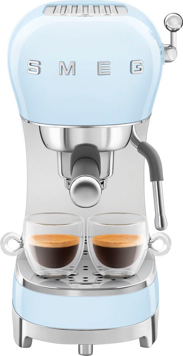 Smeg Espressomaschine ECF02PBEU, schnelle Zubereitung aller  Kaffeespezialitäten