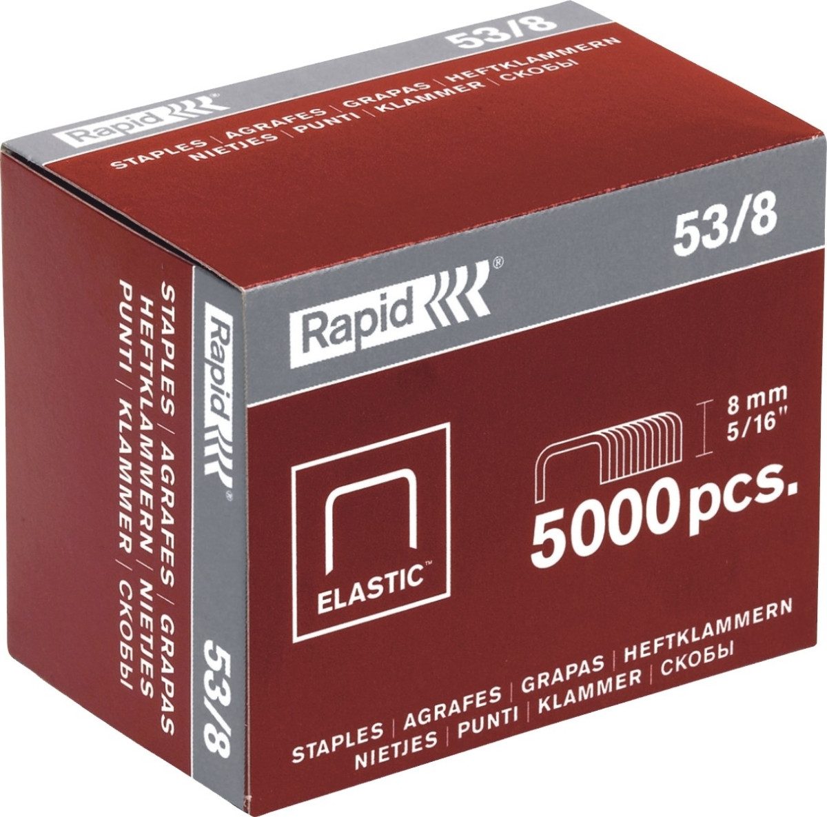 Rapid Heftklammer Скобы Elju 5mm verzinkt 5000 Stück