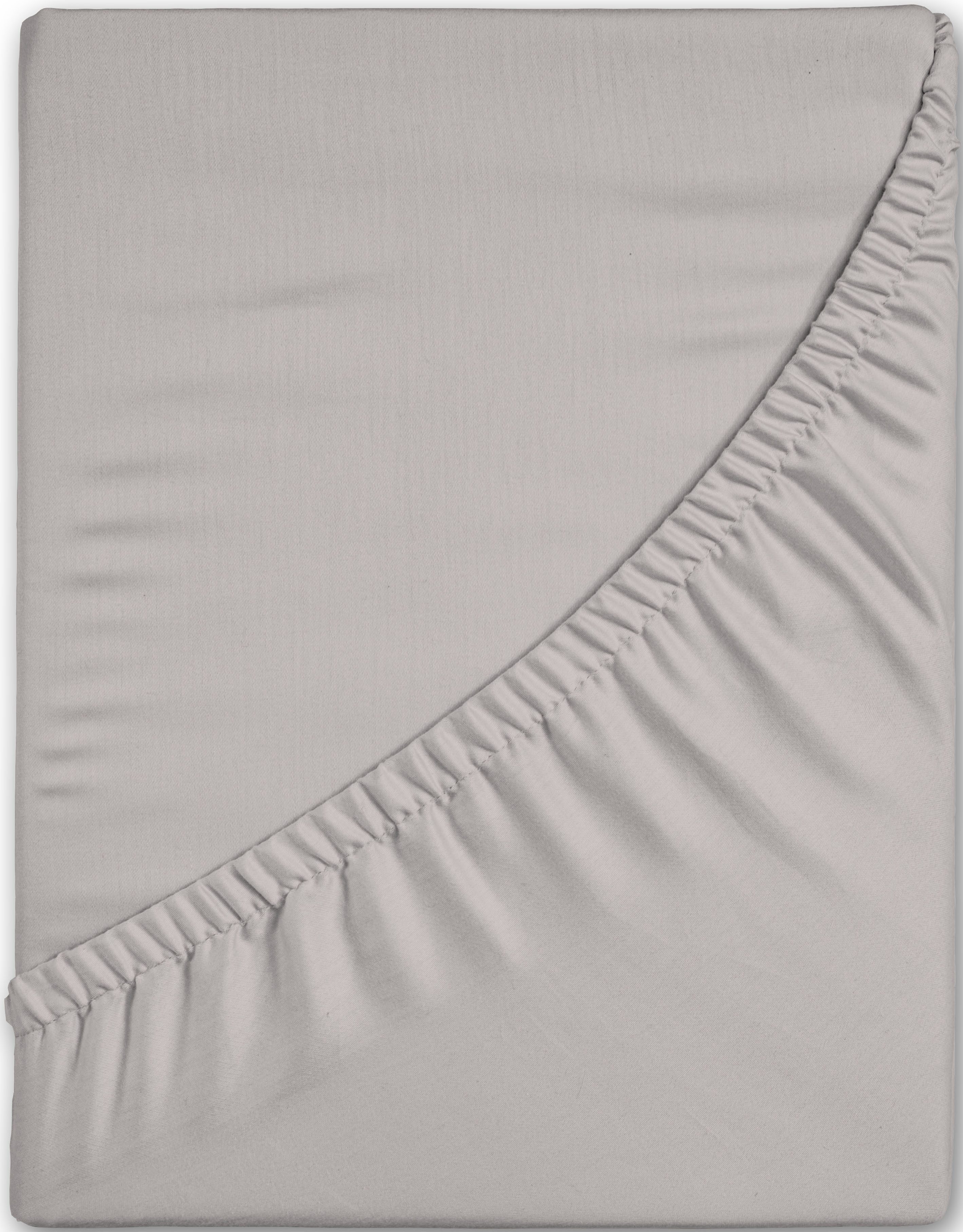hip Spannbettlaken Hip in Gr. 90x200, 140x200 oder 180x200 cm, Satin, Gummizug: rundum, (1 Stück), 100% Baumwolle, Mako-Satin, Rundumgummi, bis 25 cm Höhe – Bild 2 von 5