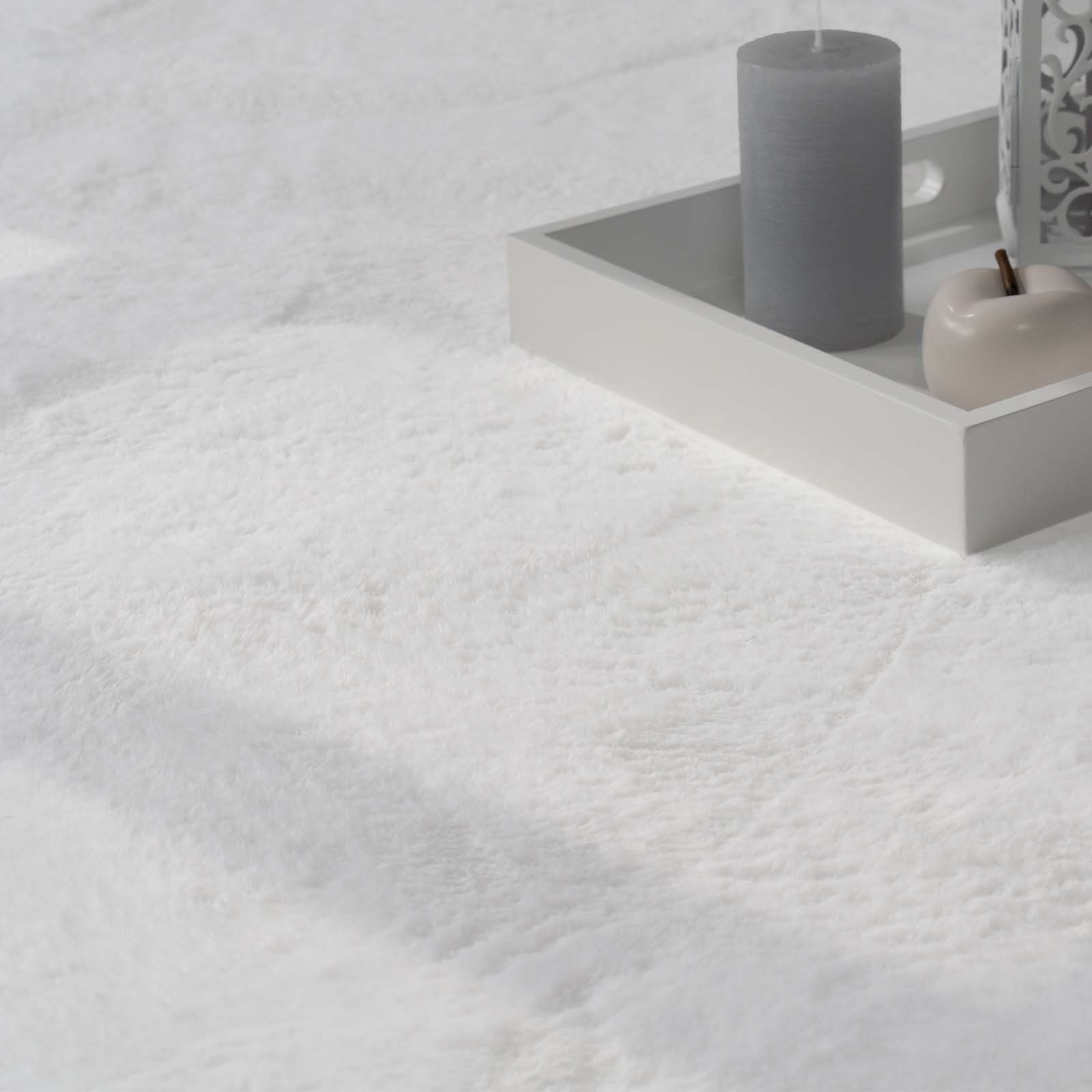 TaCa Home Teppich Flauschiges Hasenfell Imitat, günstig online kaufen